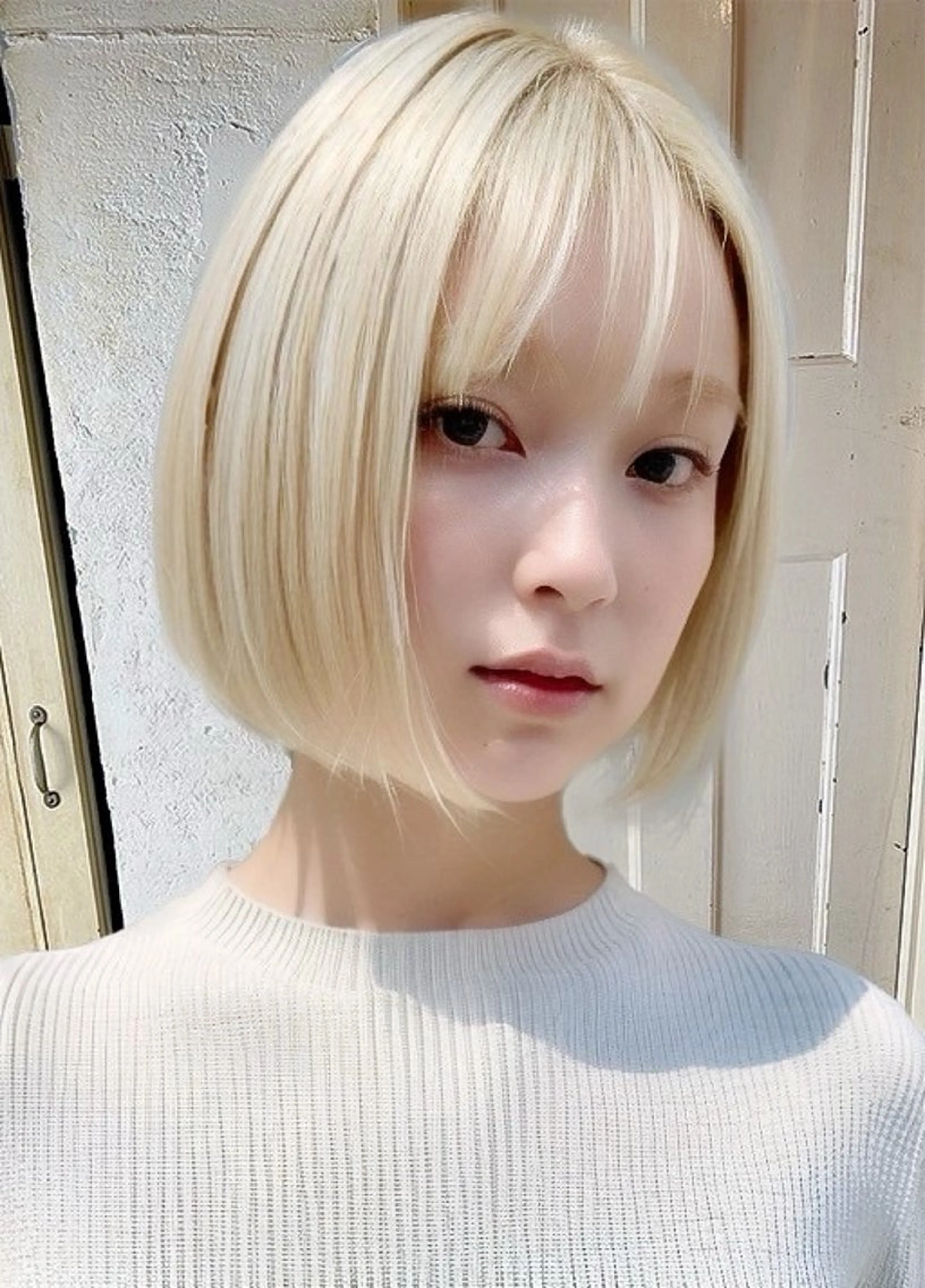 カラー ブリーチ ブロンド 縮毛矯正/ 髪質改善 こうきのヘアスタイル