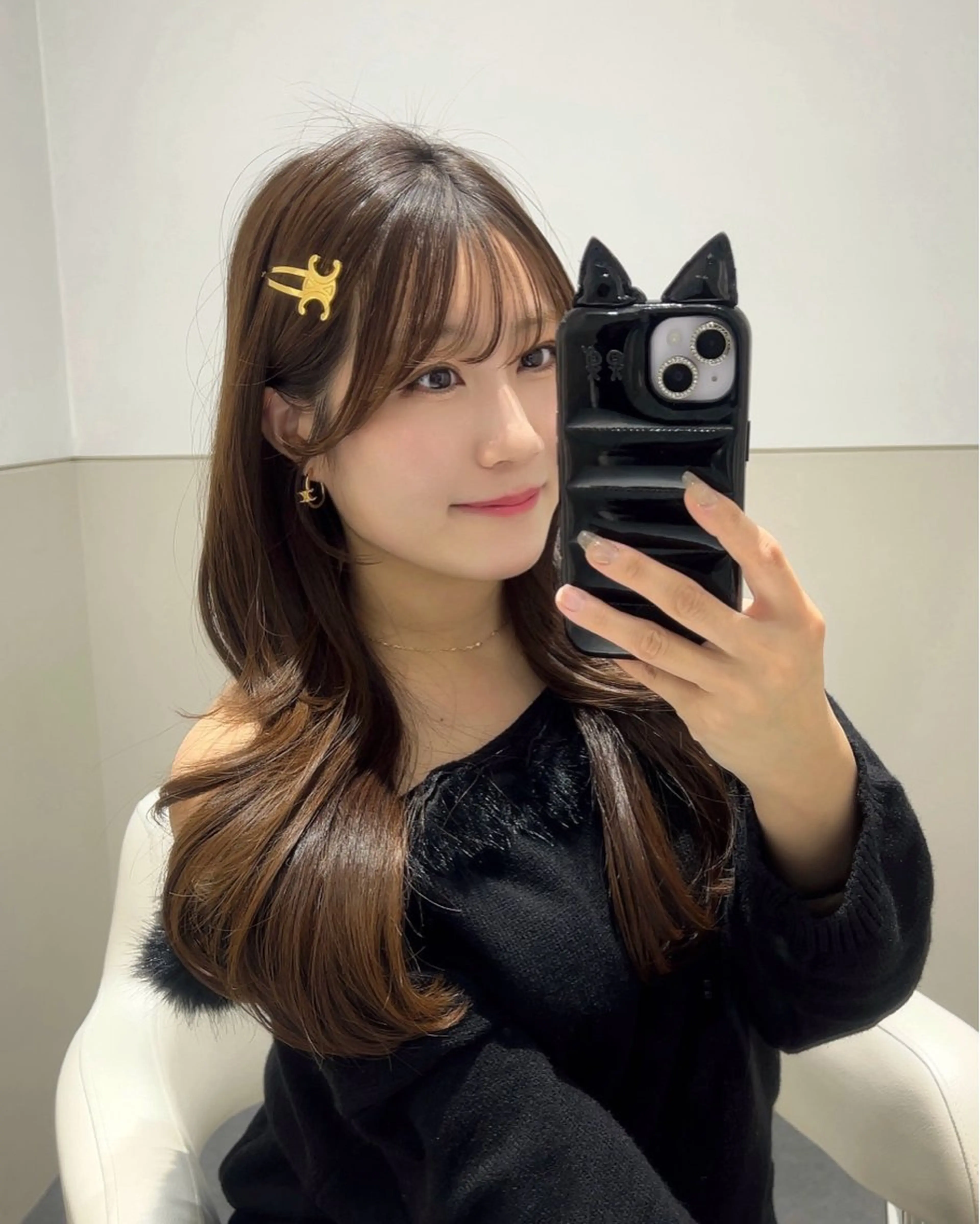 ロング カラー カット ヘアカラー トリートメント SALOWIN銀座一丁目suite店所属・🩷韓国ヘア/ヨシン モリ🩷Maikaのヘアスタイル