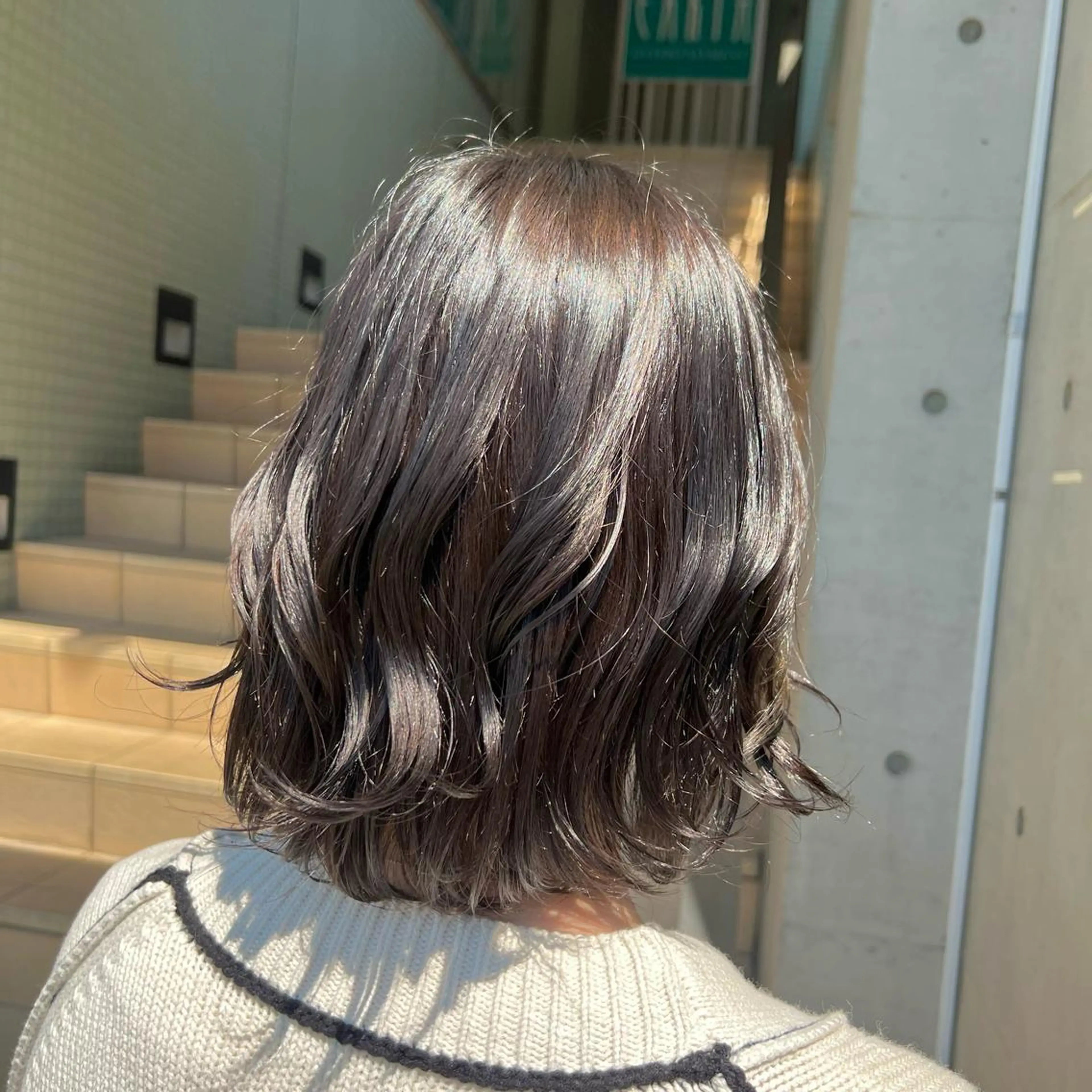 カラー グレージュ オリーブグレージュ オリーブグレー ヘアカラー トリートメント stylist 🐶内藤 成香のヘアスタイル