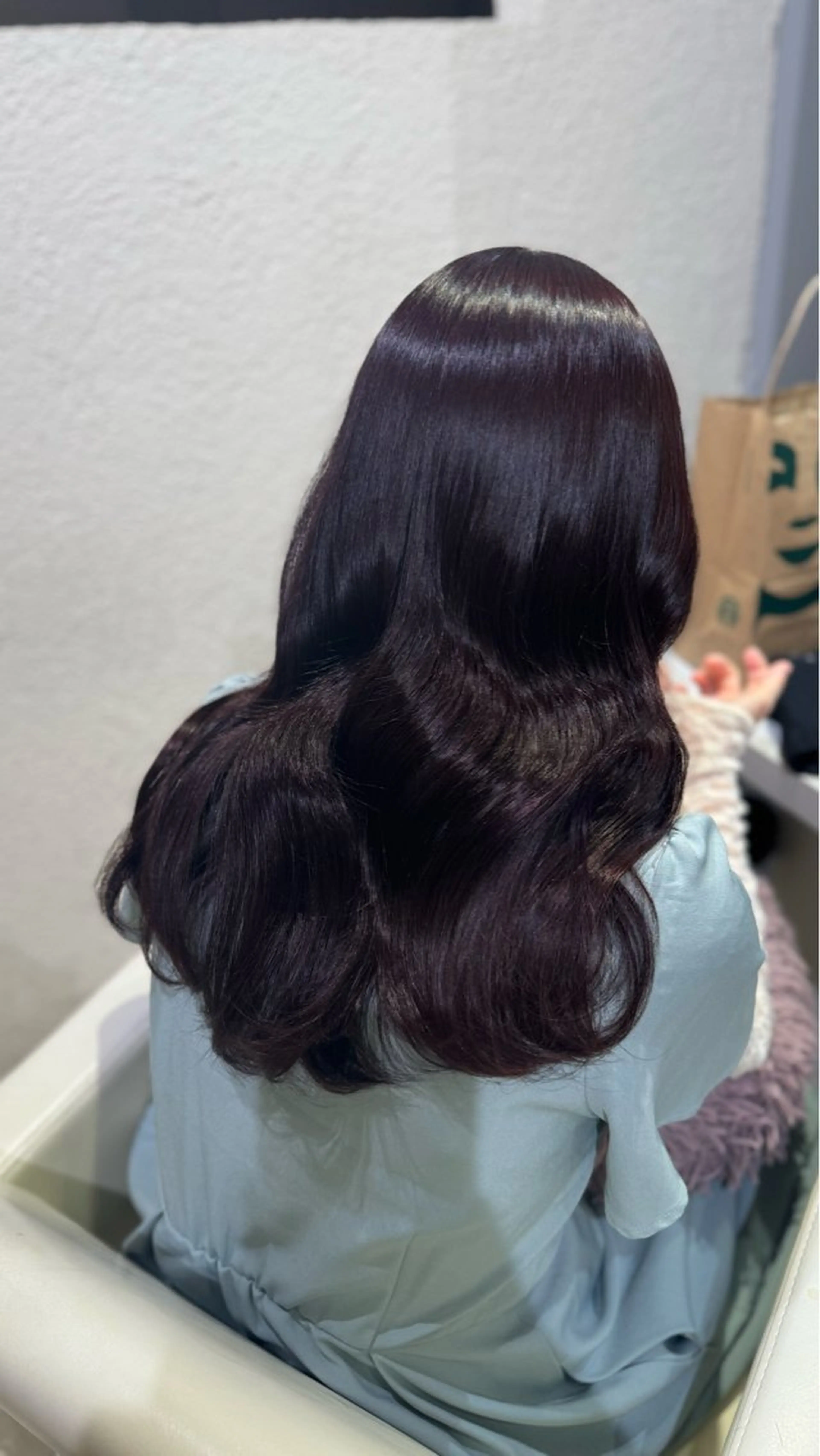 ロング カラー ヘアカラー トリートメント 🐈‍⬛カチモリ/暖 色/𝐌𝐢𝐤𝐮のヘアスタイル