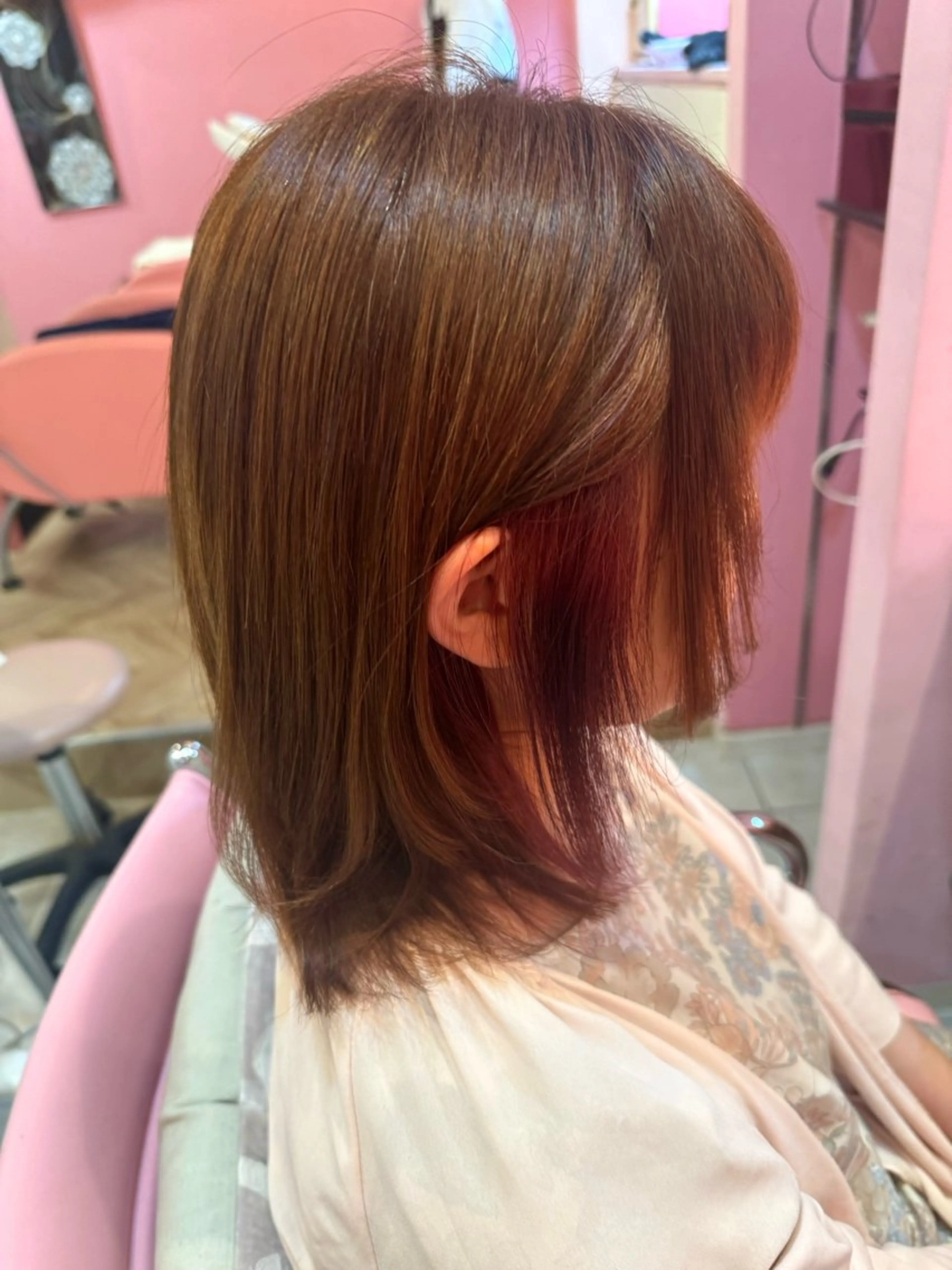 セミロング 髪質改善✨伊坂 日汰のヘアスタイル