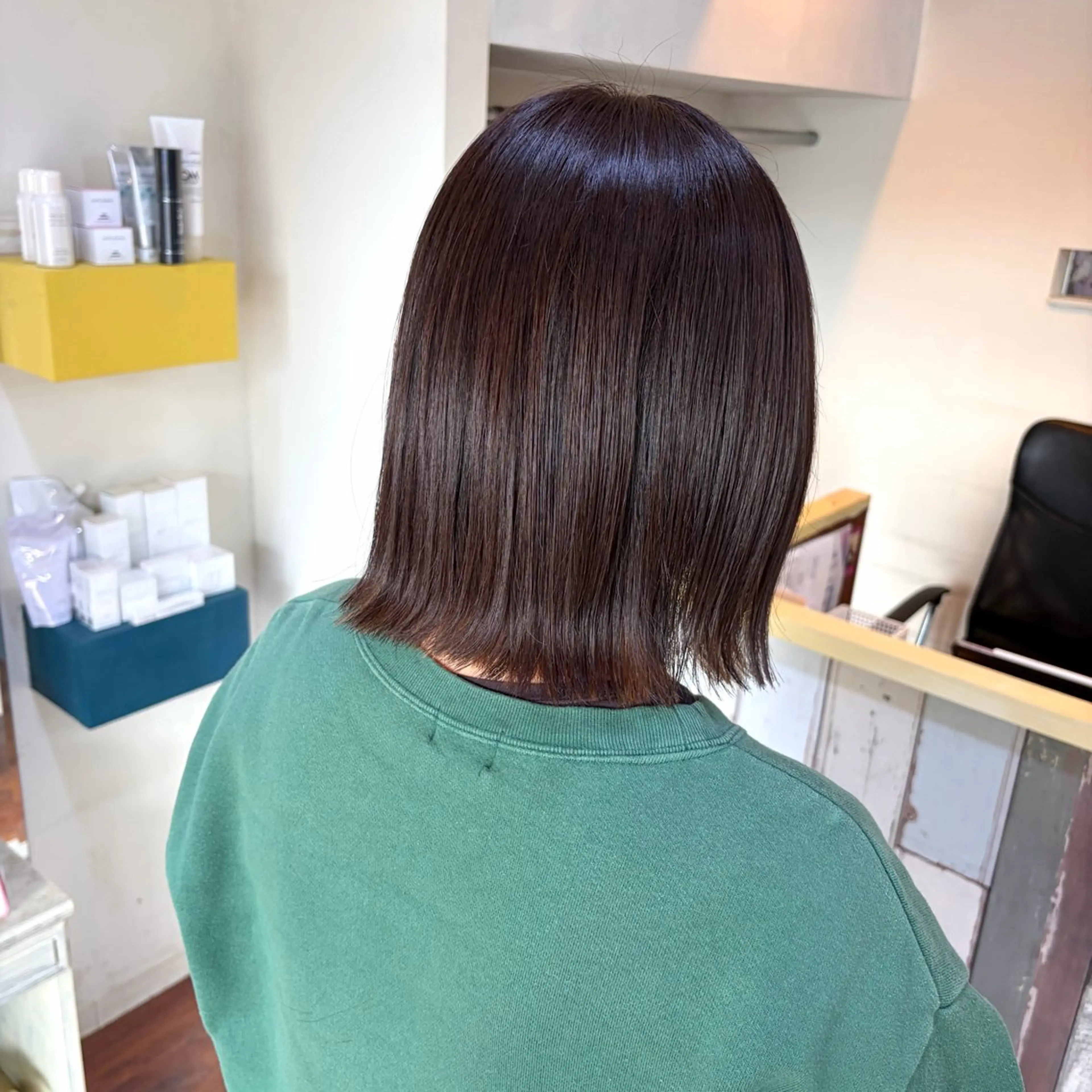 ショート カラー カット ヘアカラー 髪質改善/透明感 カラー/西川奈穂のヘアスタイル