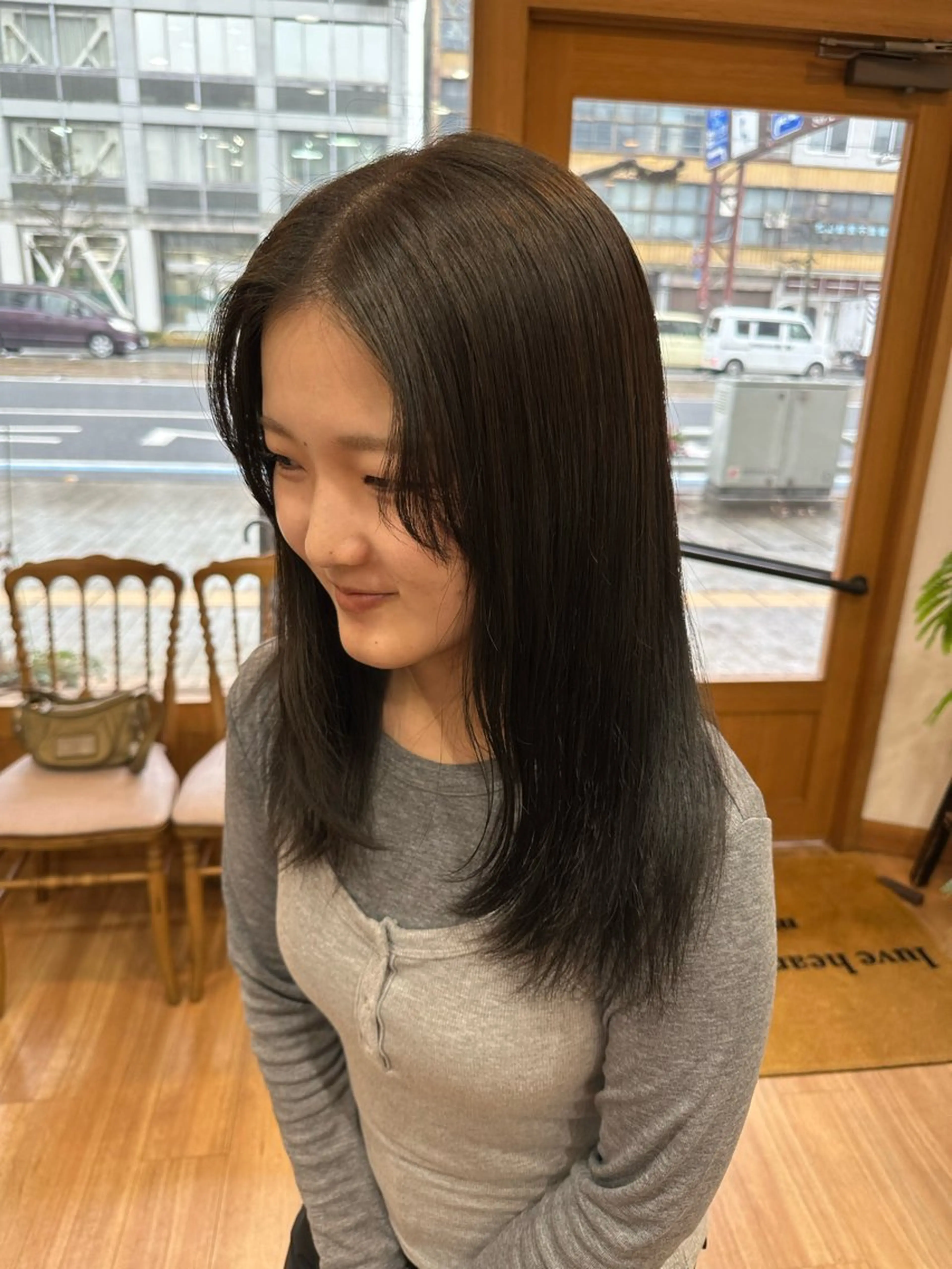 セミロング ヘアカラー トリートメント iroha/大阪梅田 /ニュアンスカラーのヘアスタイル