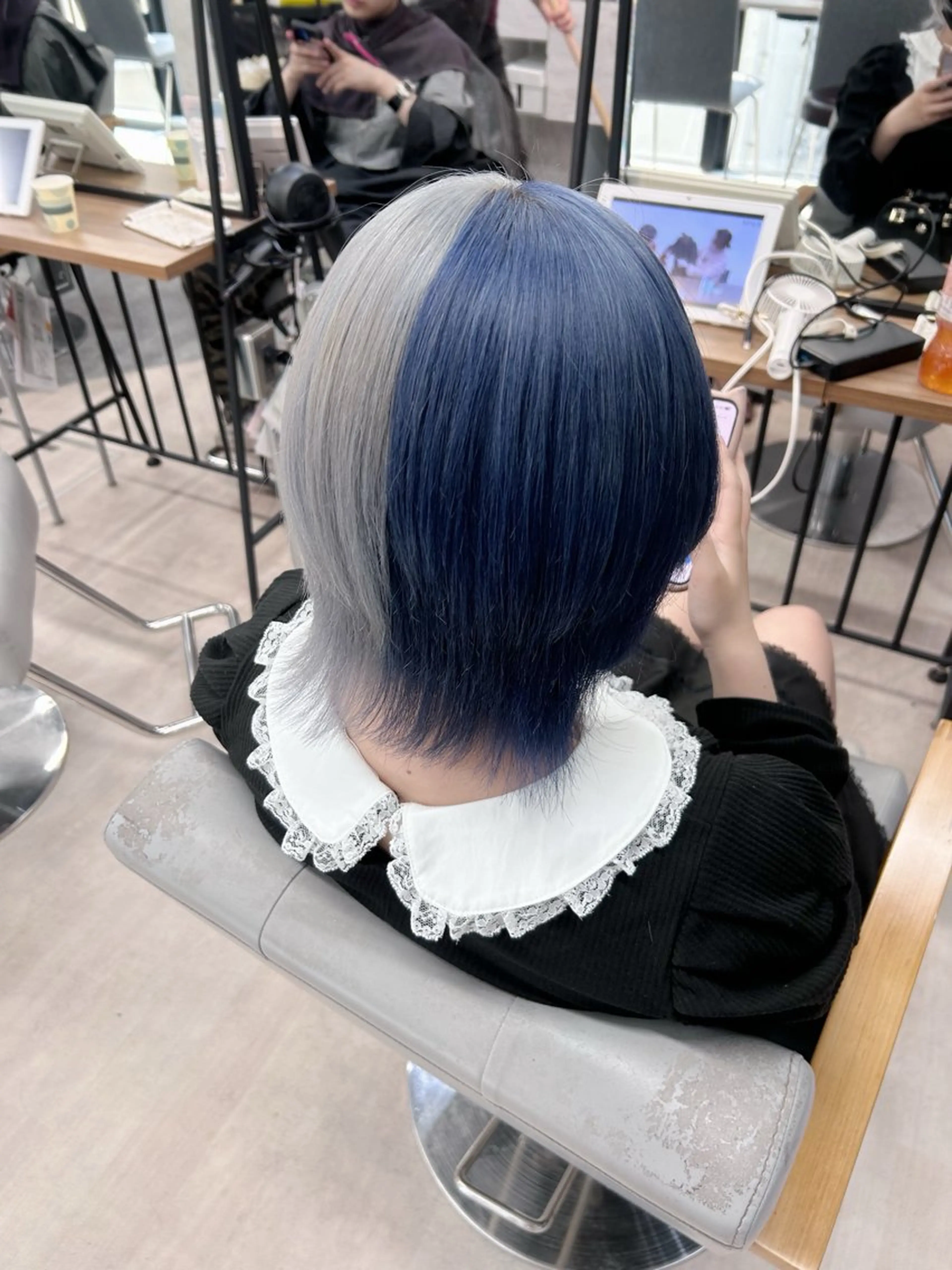 ミディアム カラー ヘアアレンジ カット ヘアカラー 💕ブリーチ/ヘアメ 🎀YUUKAのヘアスタイル