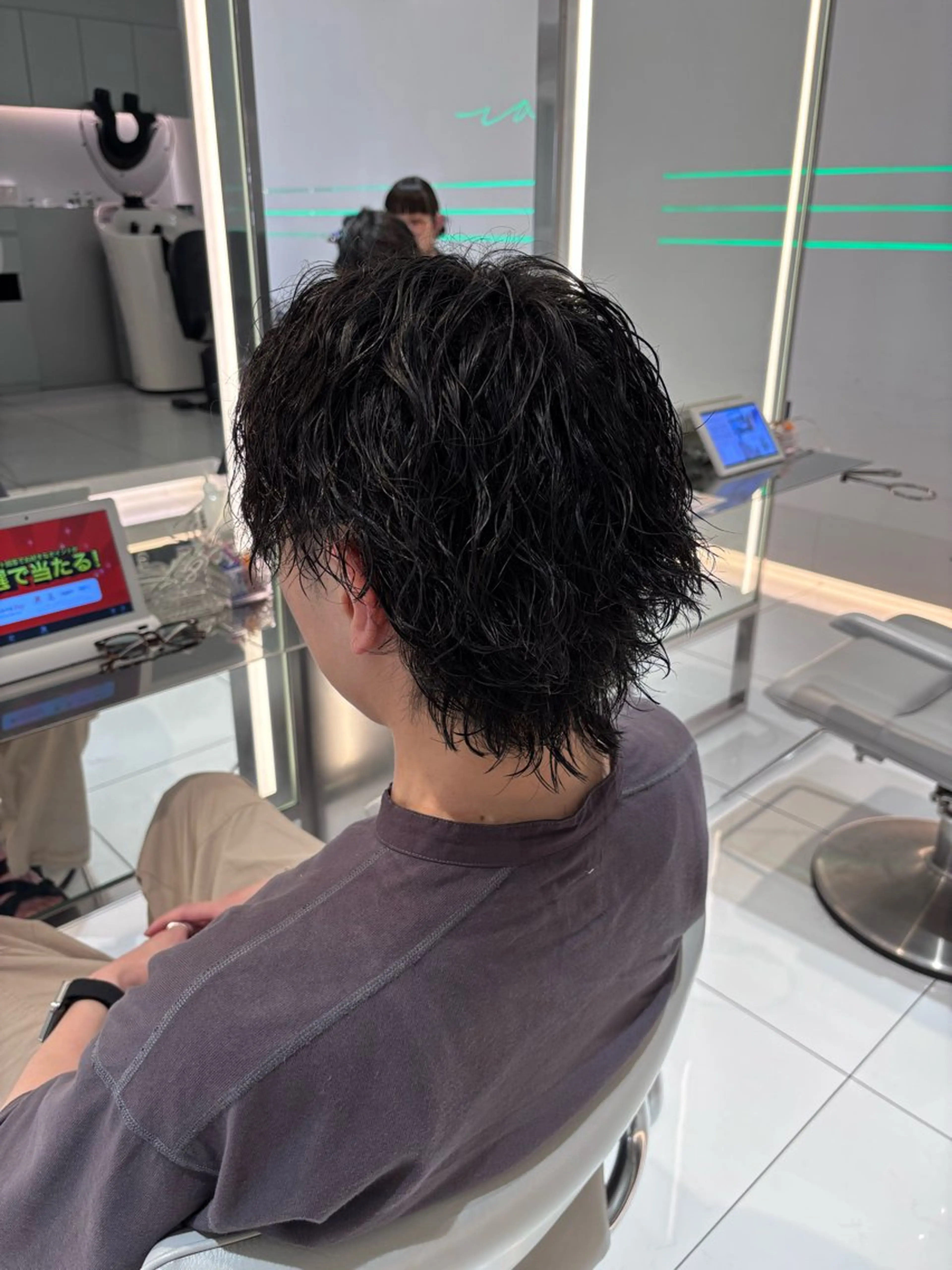 「新規限定」メンズカットパーマの写真