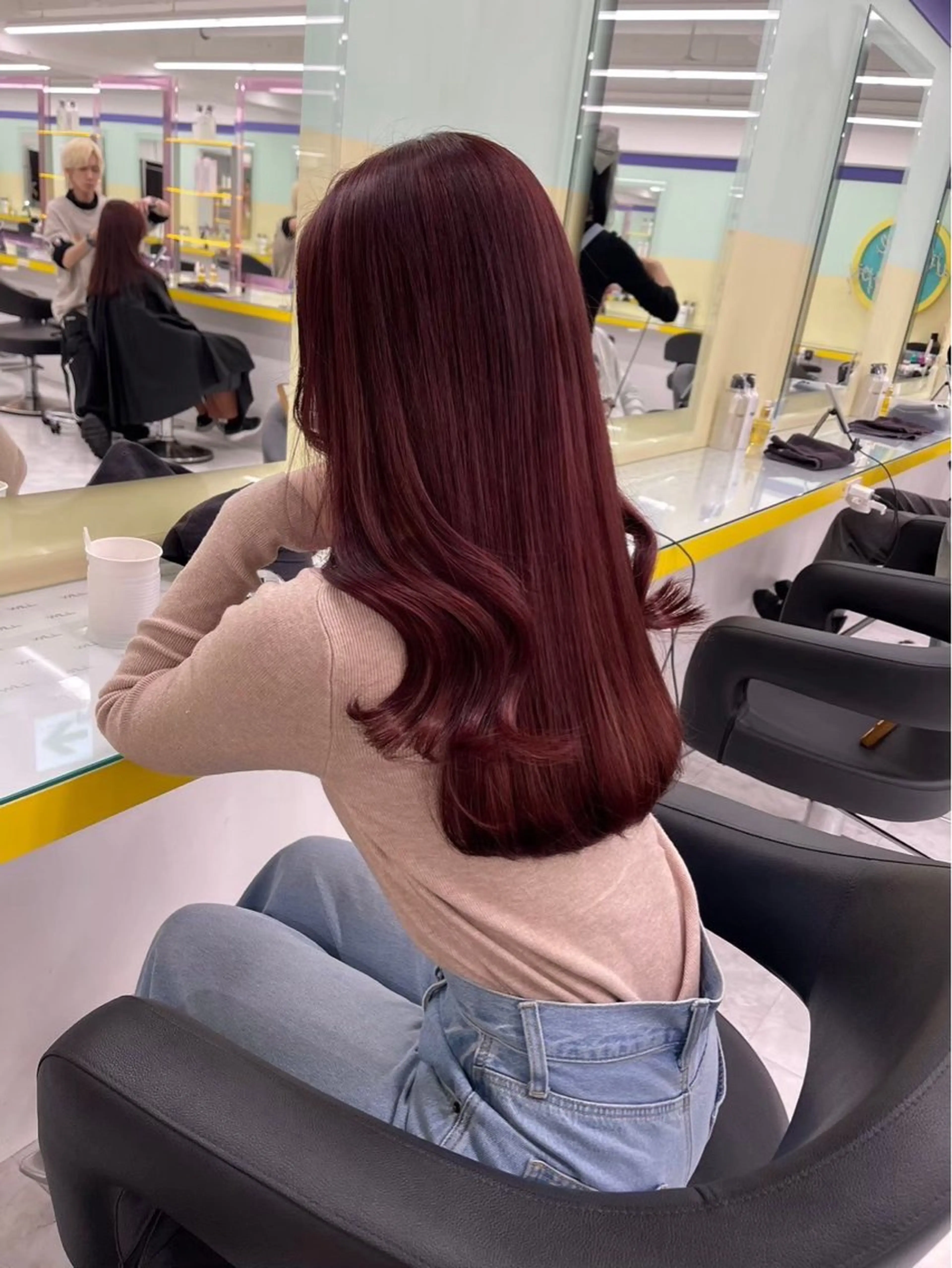 ロング カラー 🎀暖色/ラベンダー /paru🤍のヘアスタイル