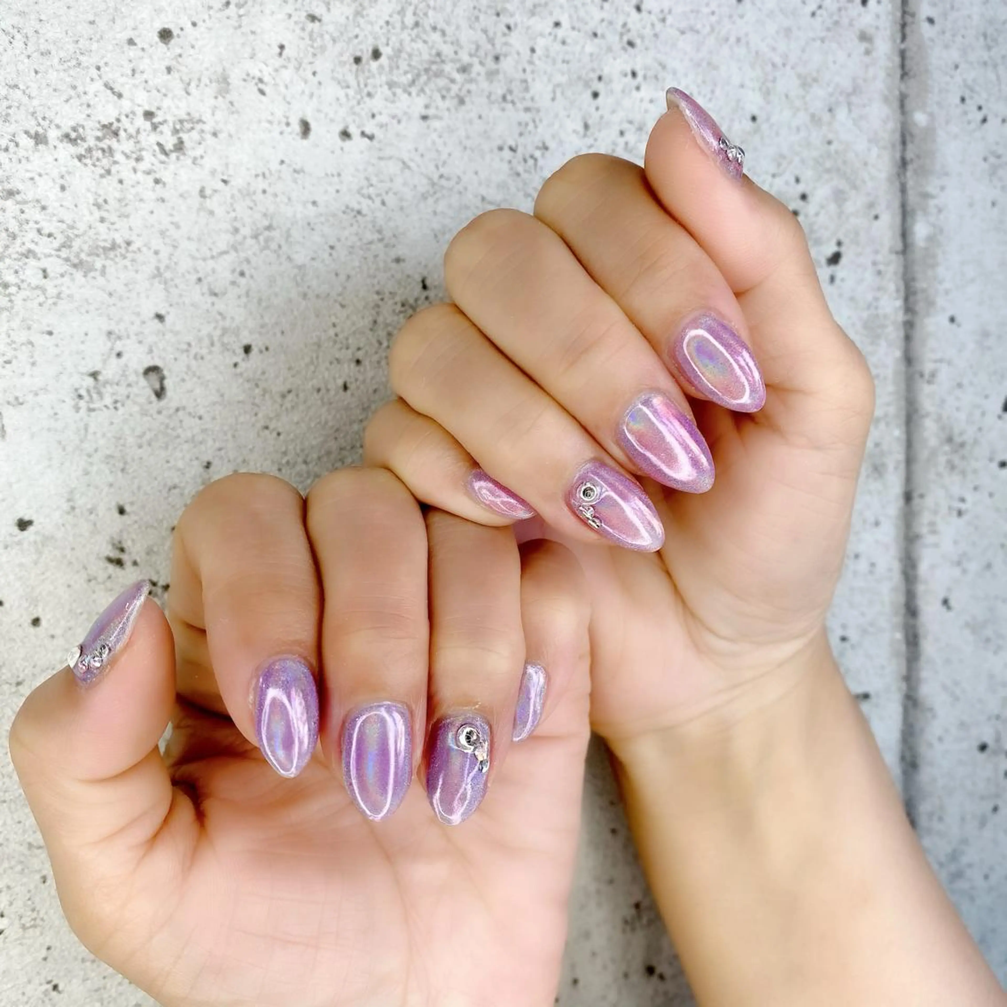 ミディアム カラー パーマ ヘアアレンジ メンズ キッズ ネイル マツエク・マツパ ハンドネイル Salon Ｋのネイルデザイン