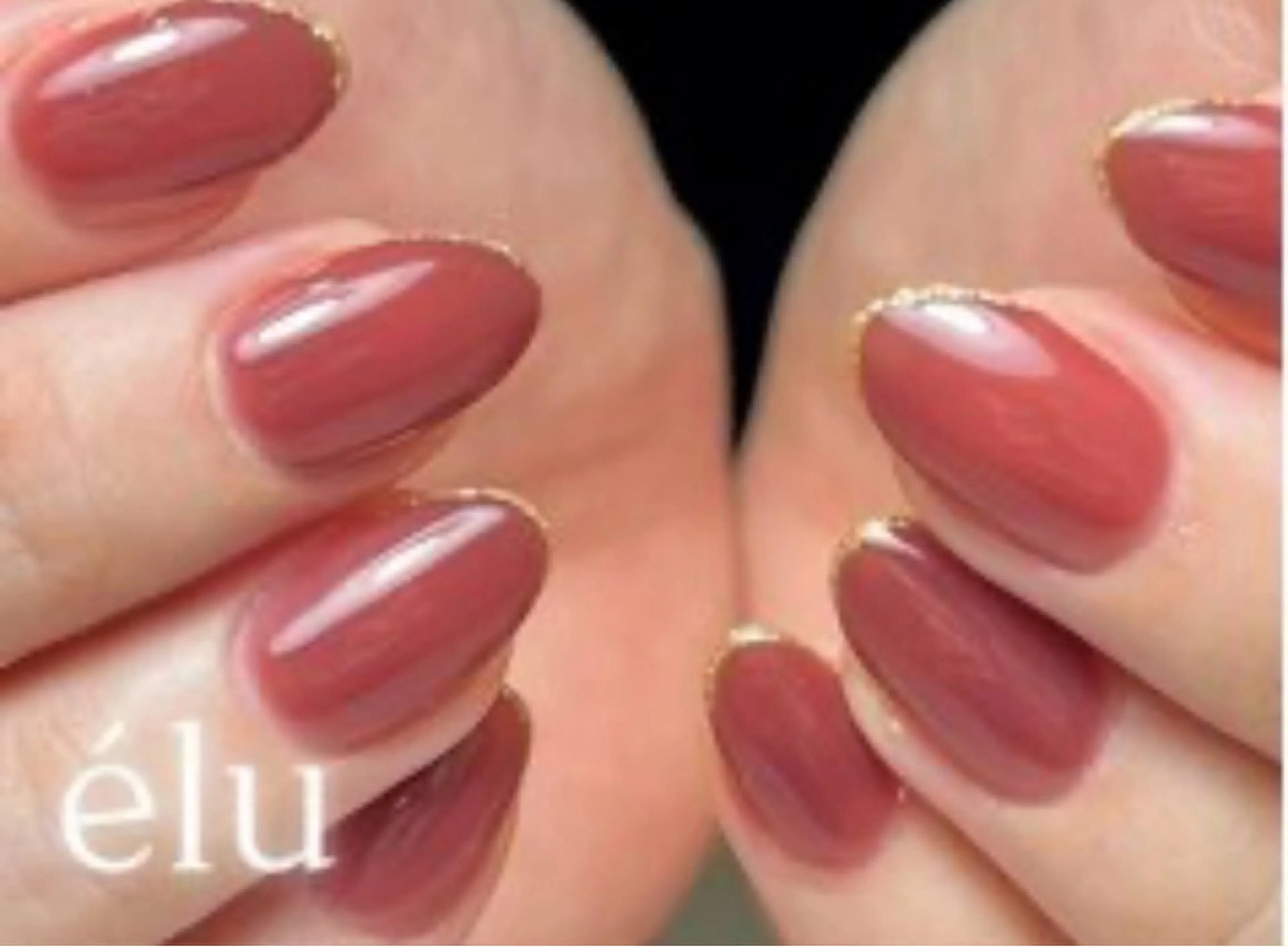 ネイル ラメ(グリッター) ワンカラーネイル エルバイノリコ小川 パラジェル取扱店のネイルデザイン