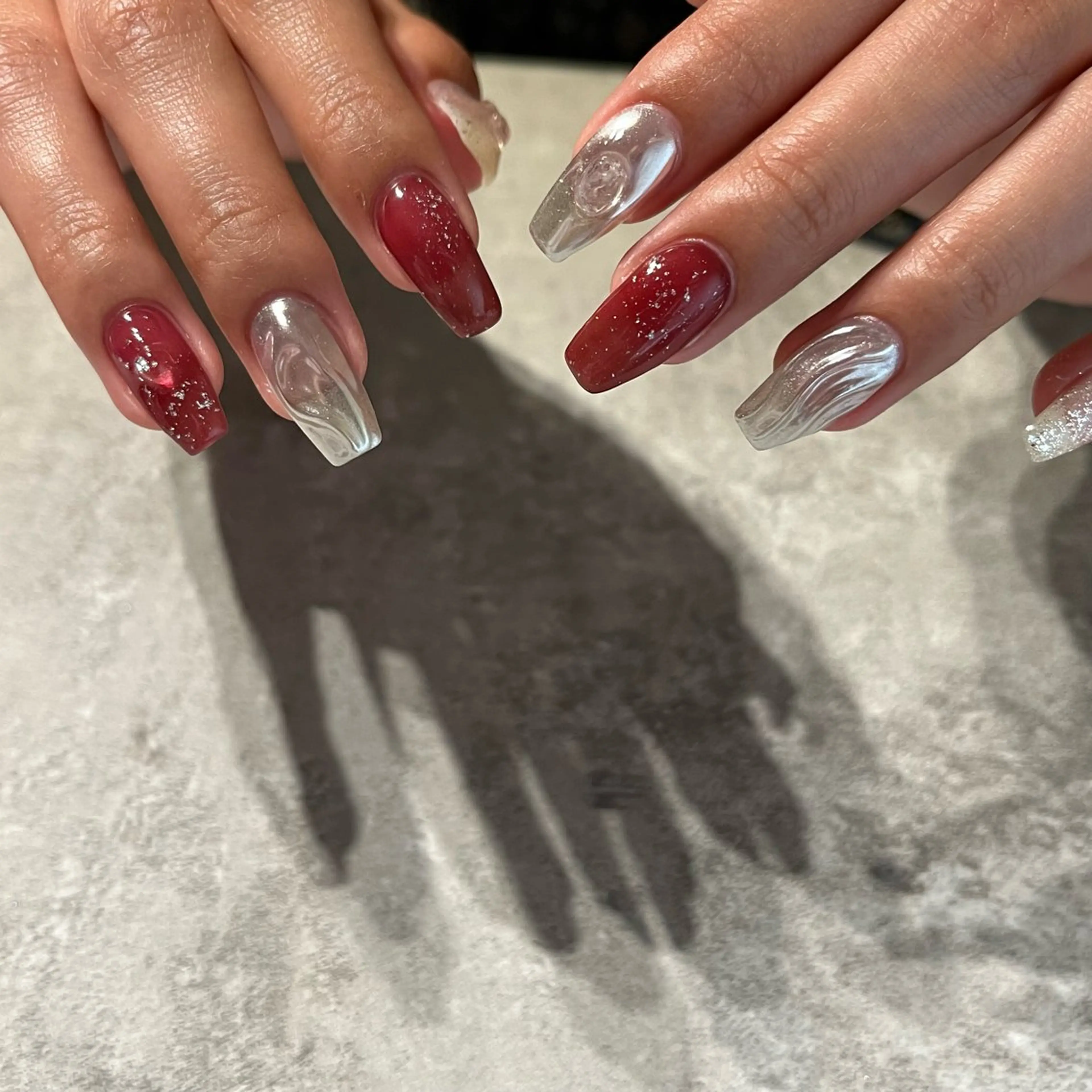 ネイル ミラーネイル Lélia nailのネイルデザイン