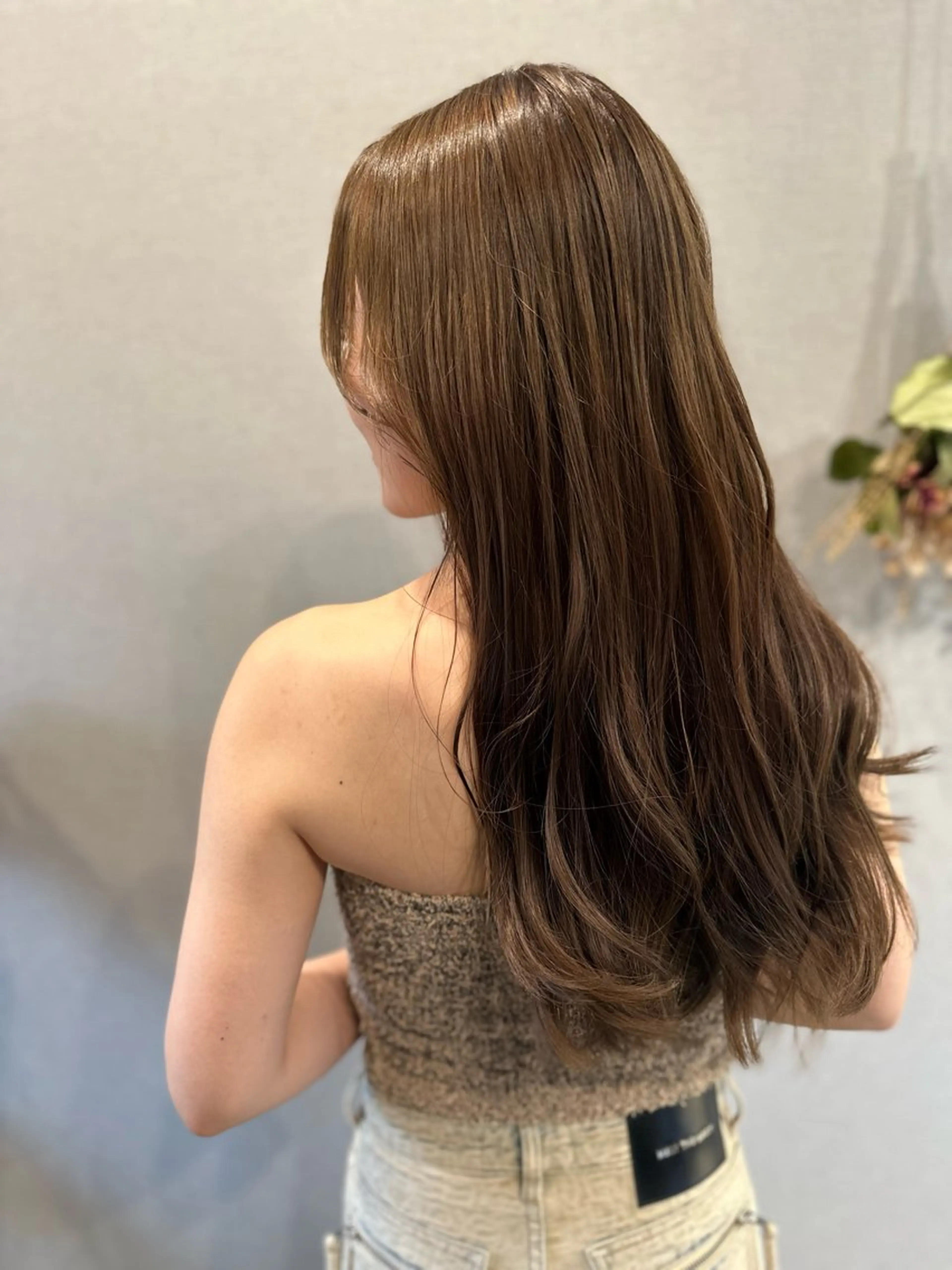 ロング カラー カット ヘアカラー トリートメント K Harukaのヘアスタイル