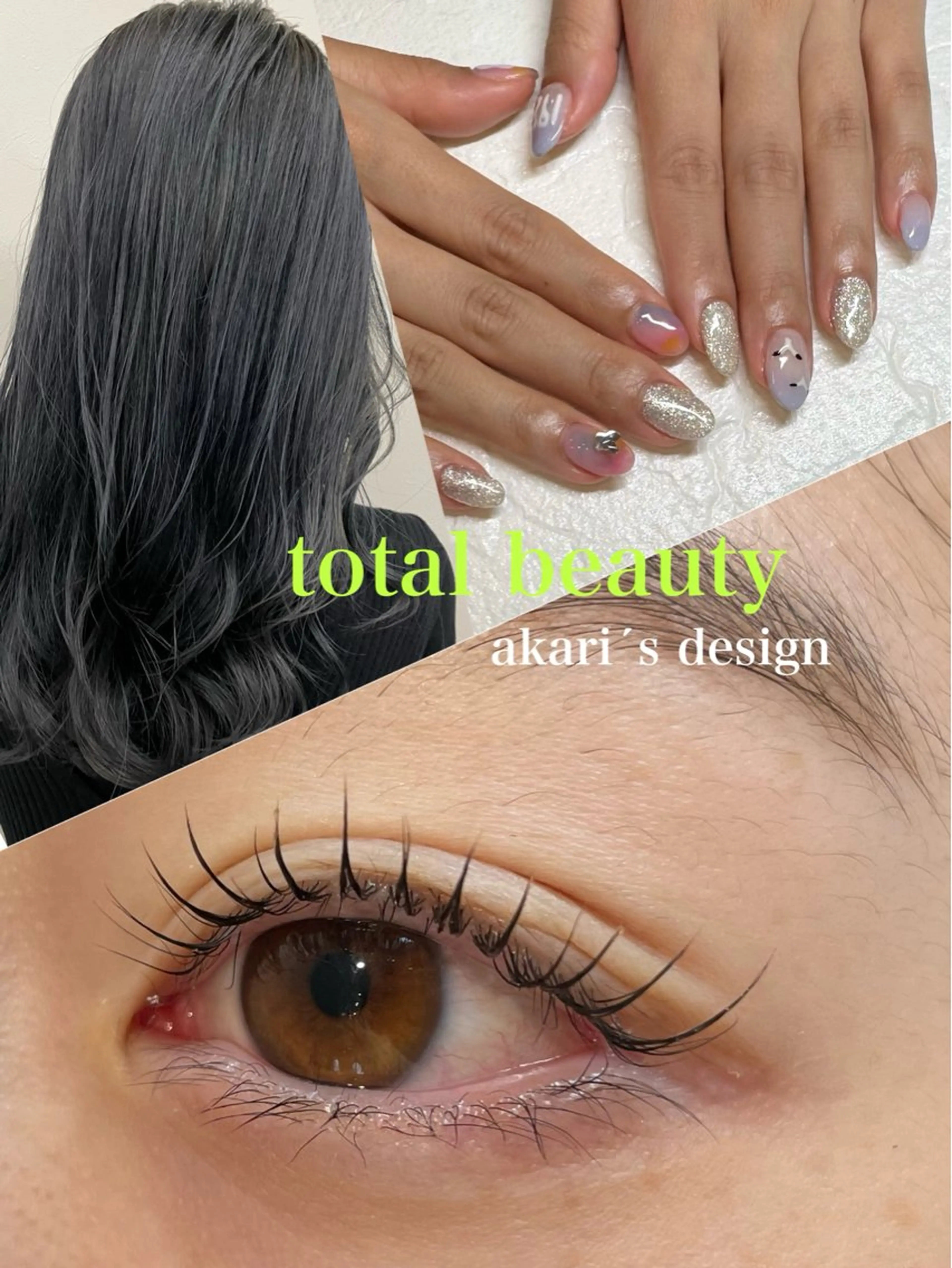 セミロング TotalBeautysalonCURE所属・CURE 朱梨のネイルデザイン