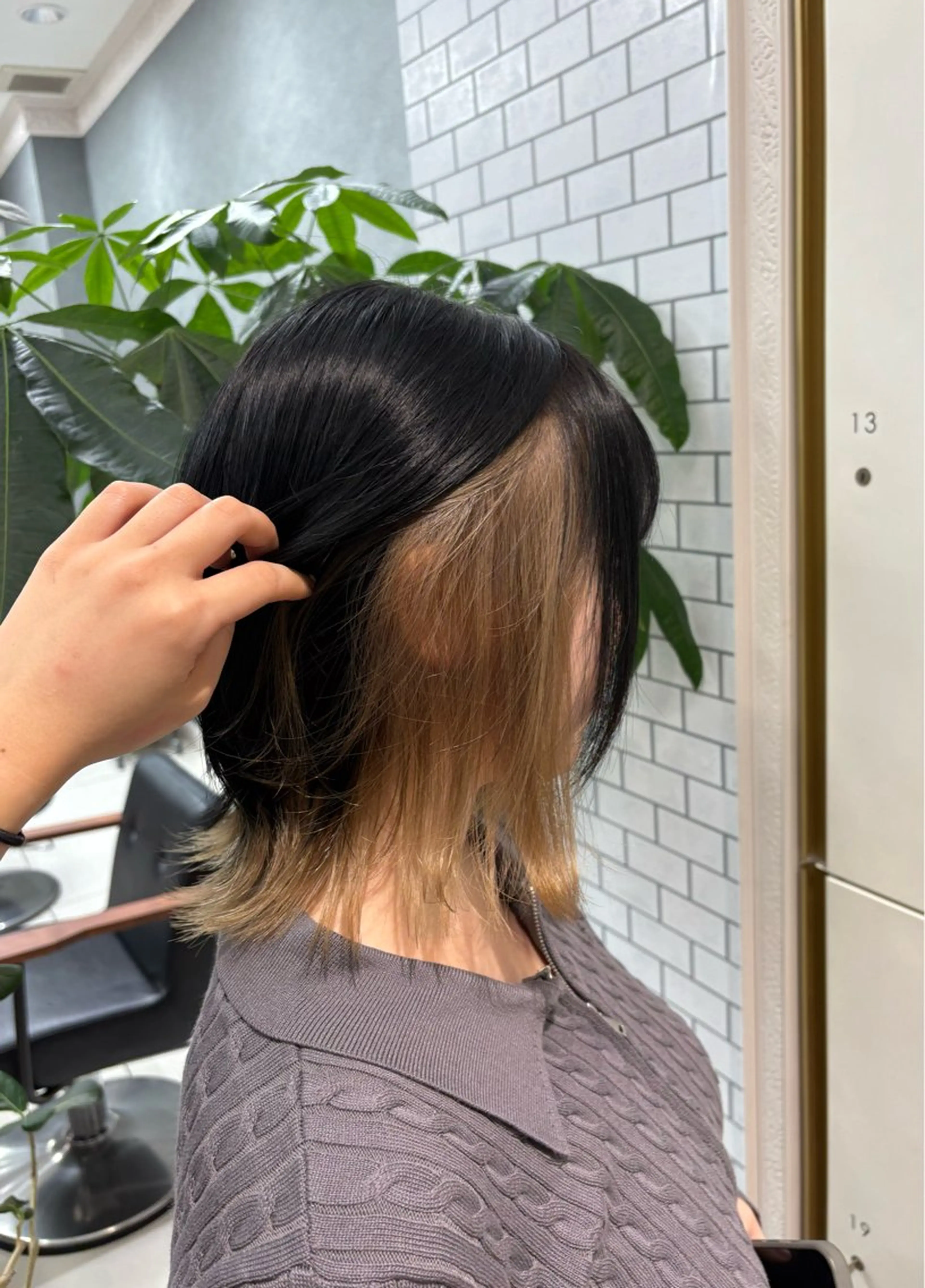 カラー インナーカラー/ ブリーチ/ことねのヘアスタイル