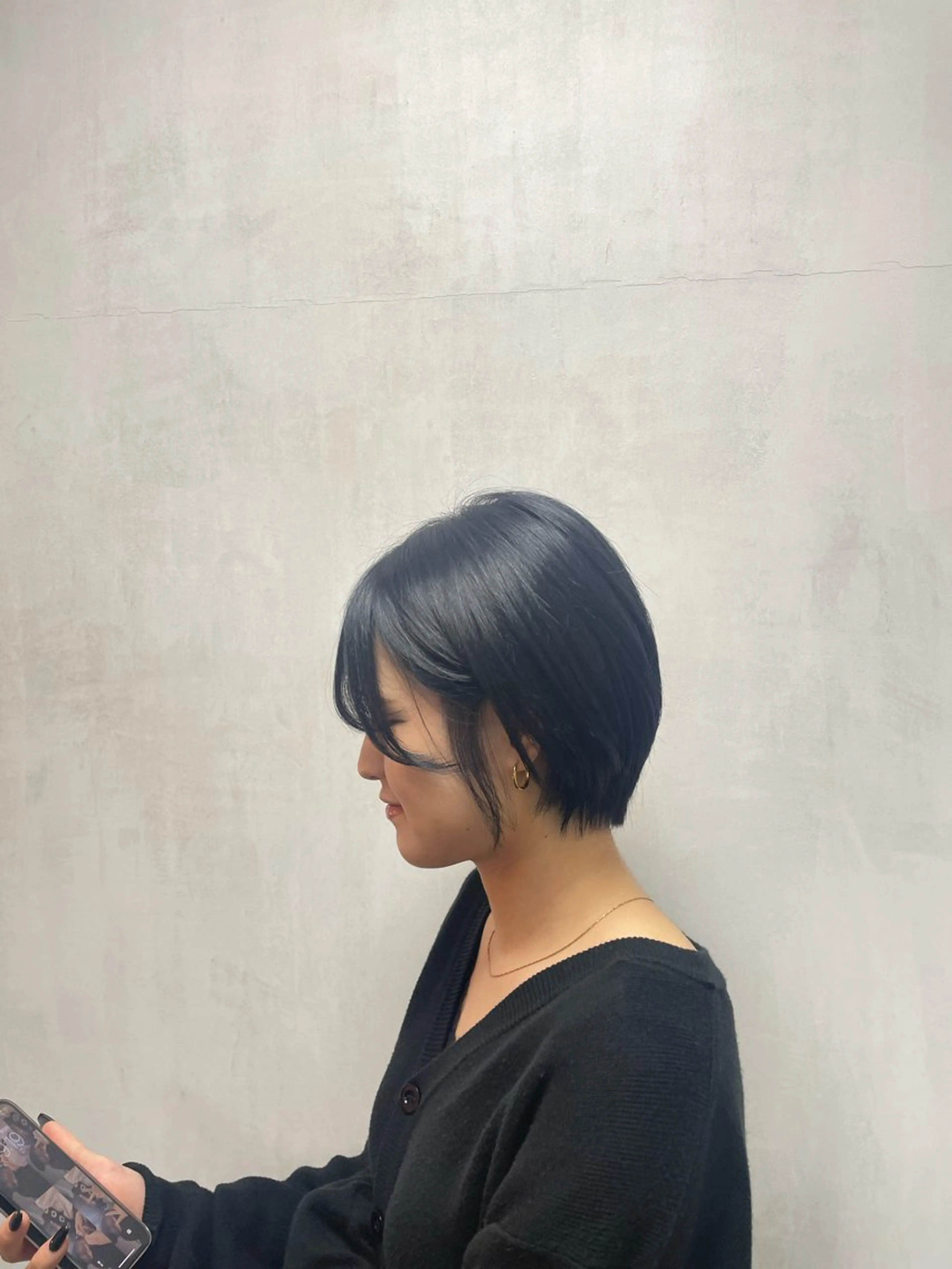 ショート 🧸顔周りカット /透明感🎀のヘアスタイル