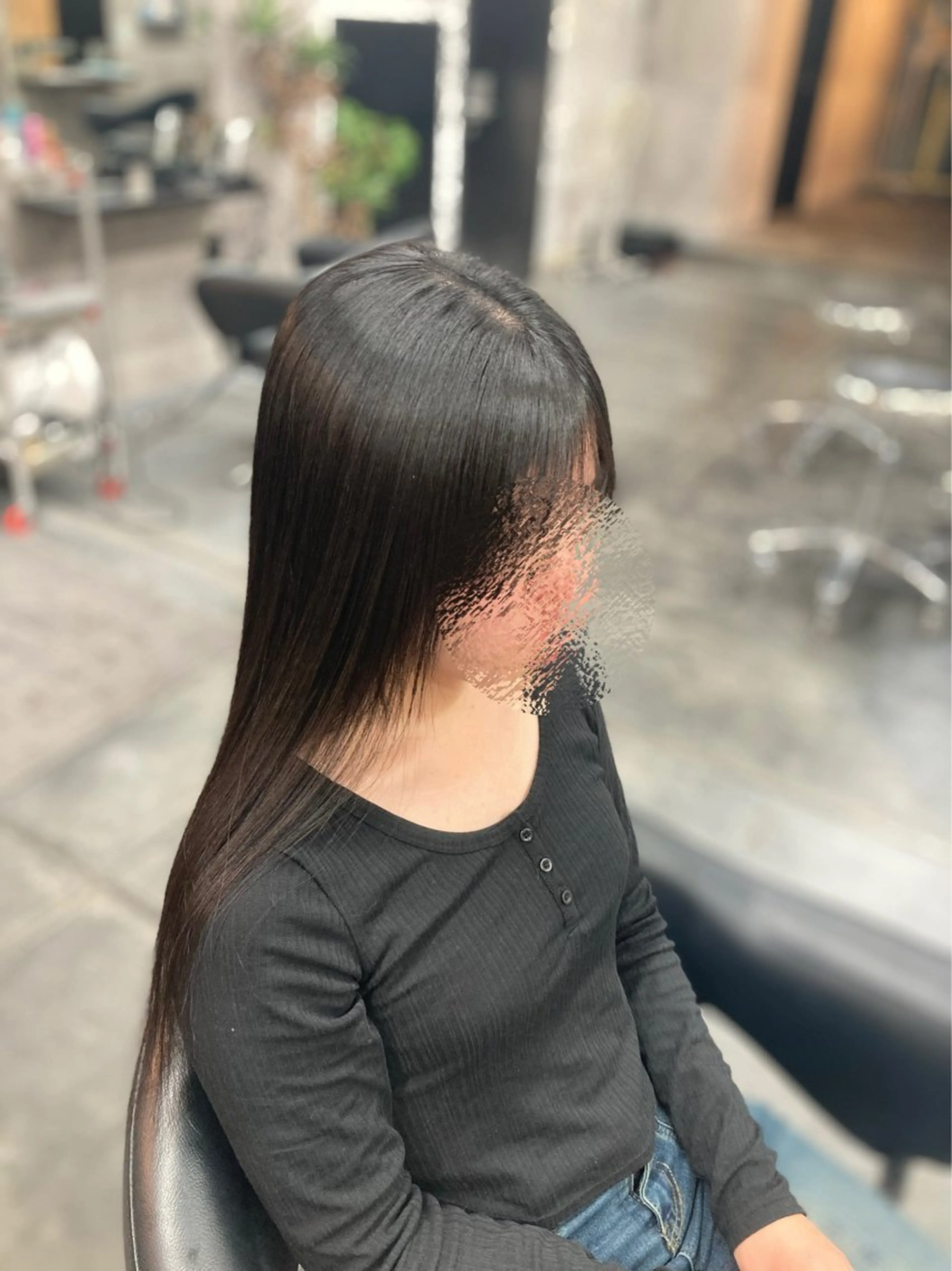 ロング 縮毛矯正 縮毛矯正モデル募集中 佐藤　凛のヘアスタイル