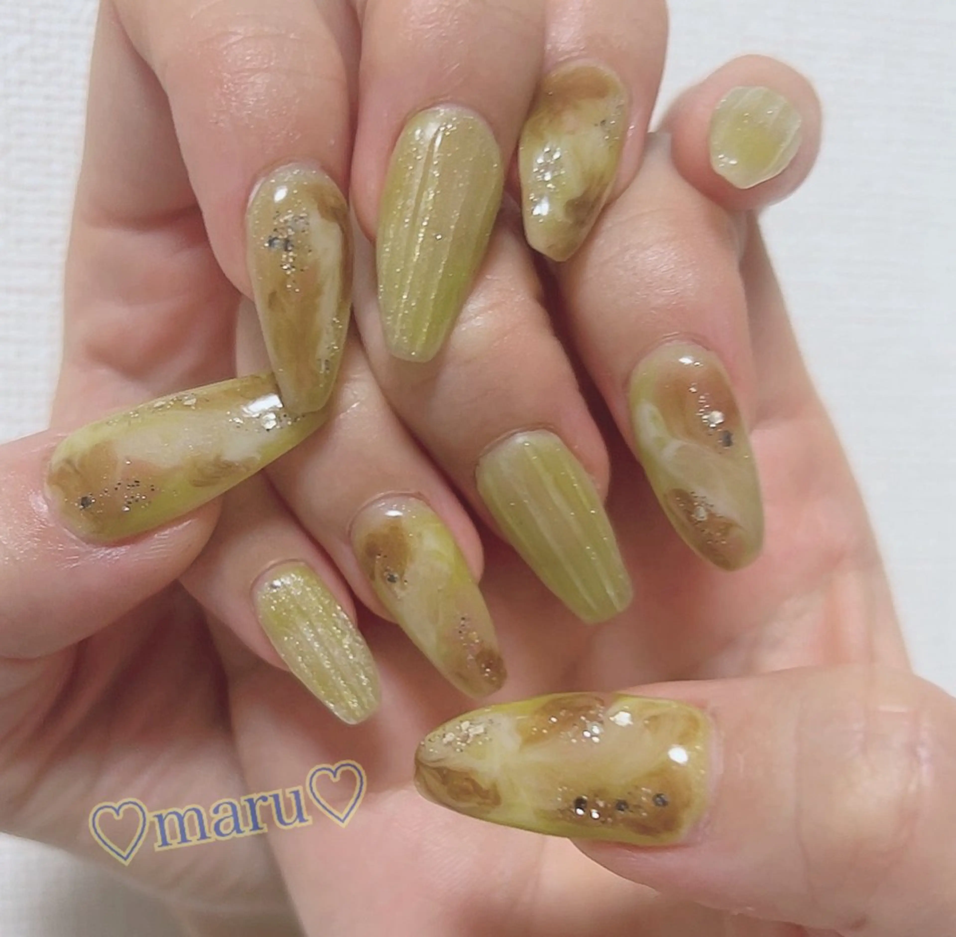ネイル べっ甲ネイル ハンドネイル フットネイル まるみ♡7/1〜値上 げ致します(>_<)のその他イメージ