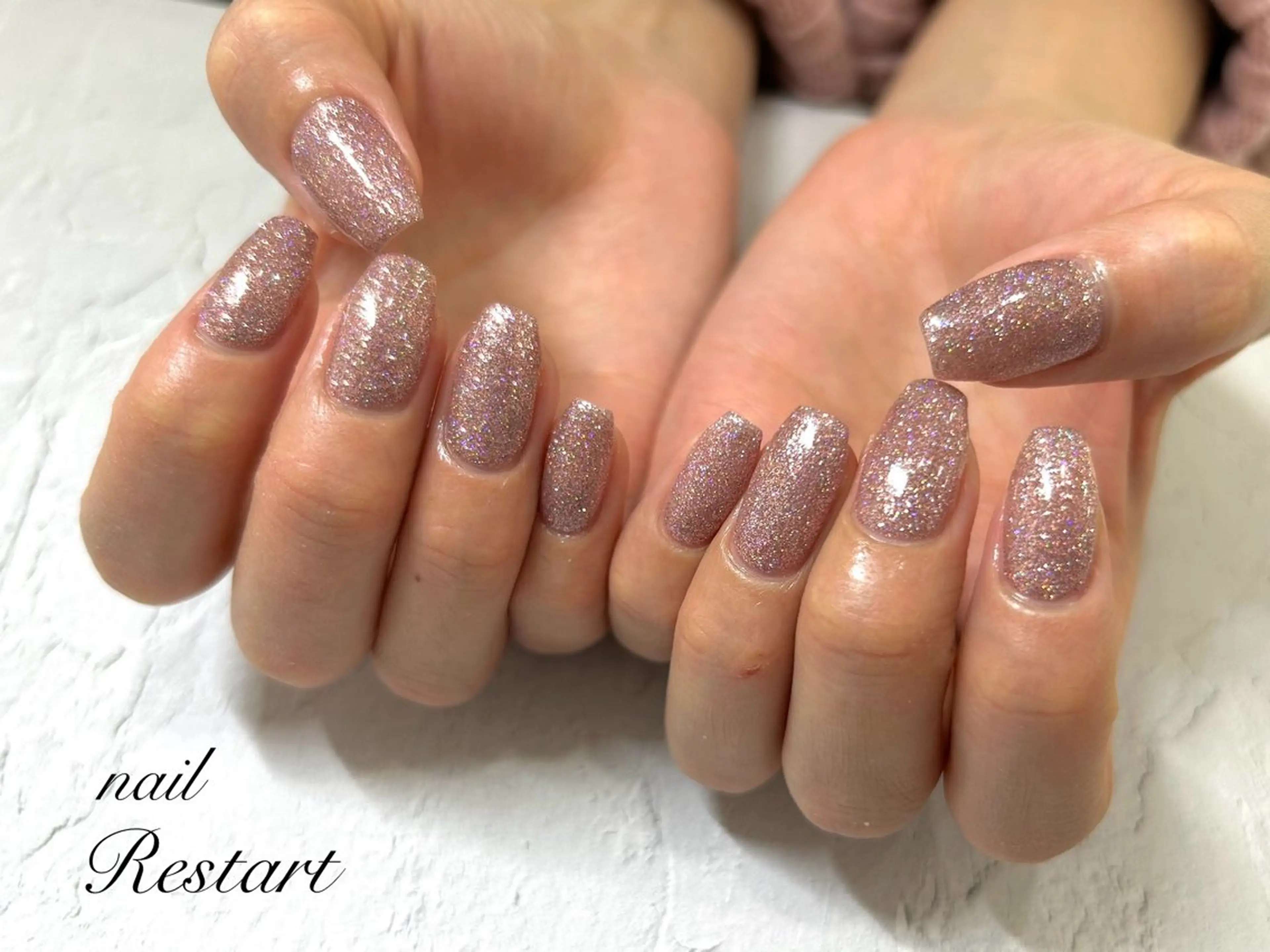 ミディアム nail Restart所属・Restart YURIのネイルデザイン