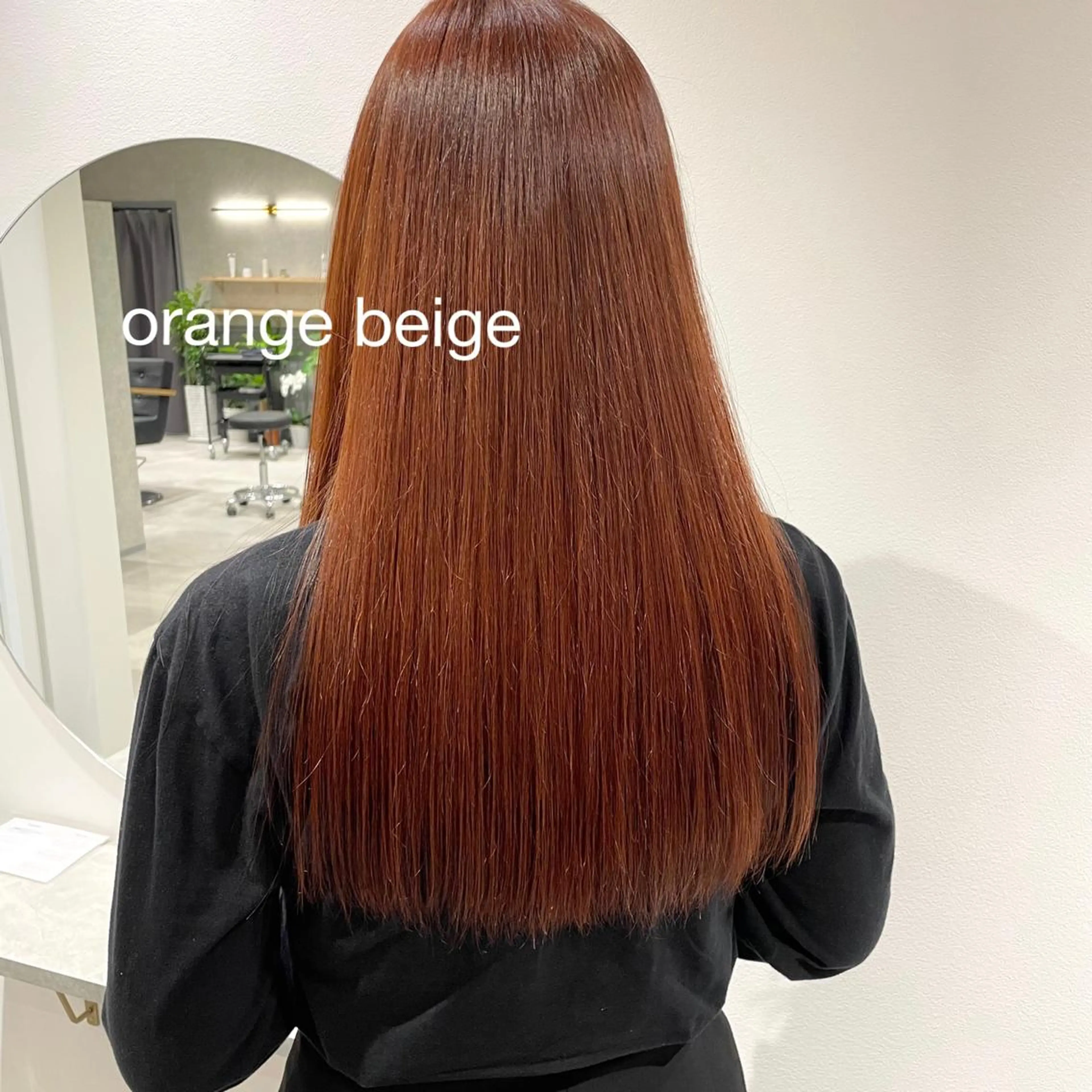 ロング カラー カット ヘアカラー トリートメント 🍊暖色×顔周り 🍊cocoroのヘアスタイル