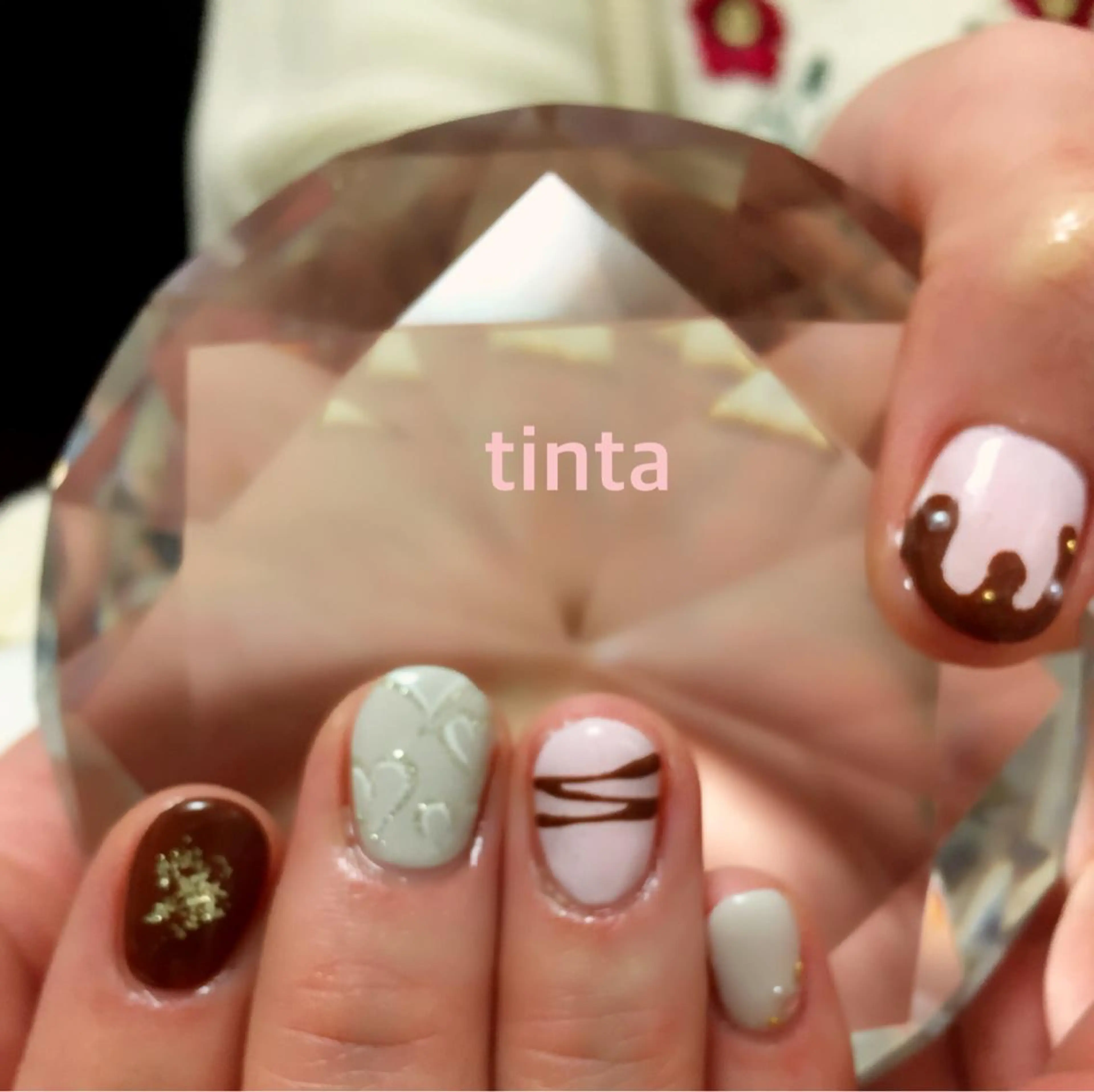 ネイル バレンタイン 馬場 典子のネイルデザイン