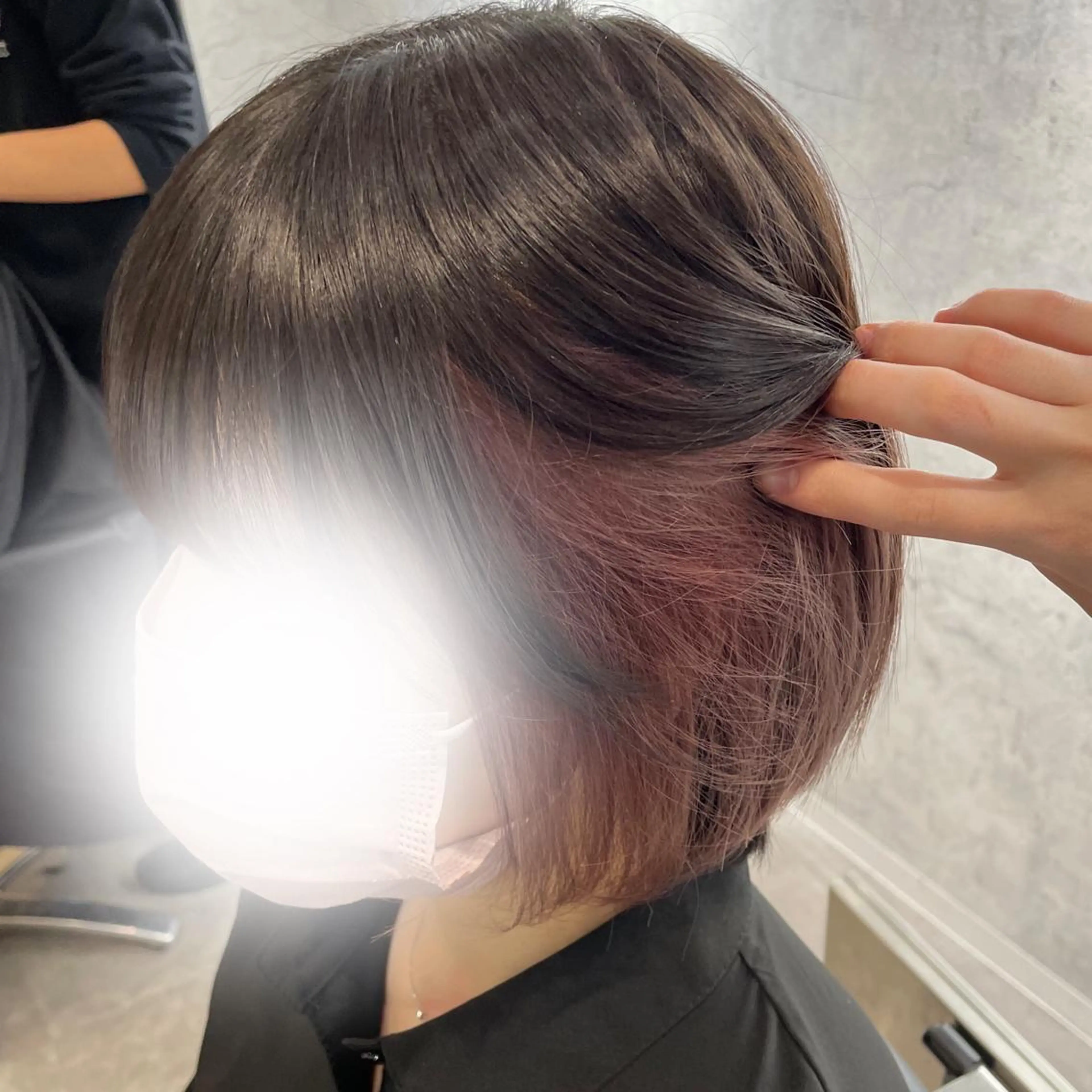 【🎉期間限定🌟】レディースカット+イヤリングカラー(ブリーチ)の写真