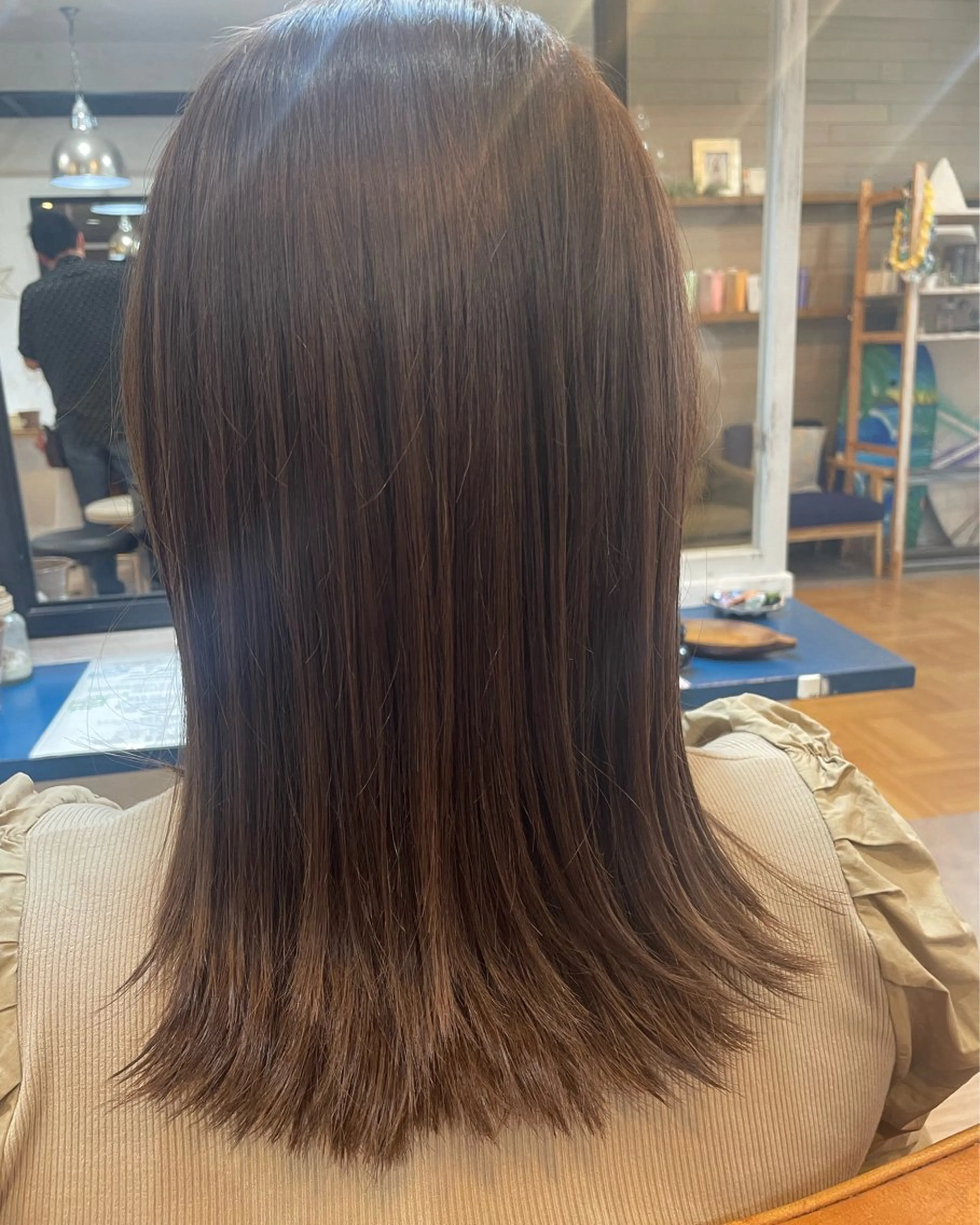 ミディアム すやま もえのヘアスタイル