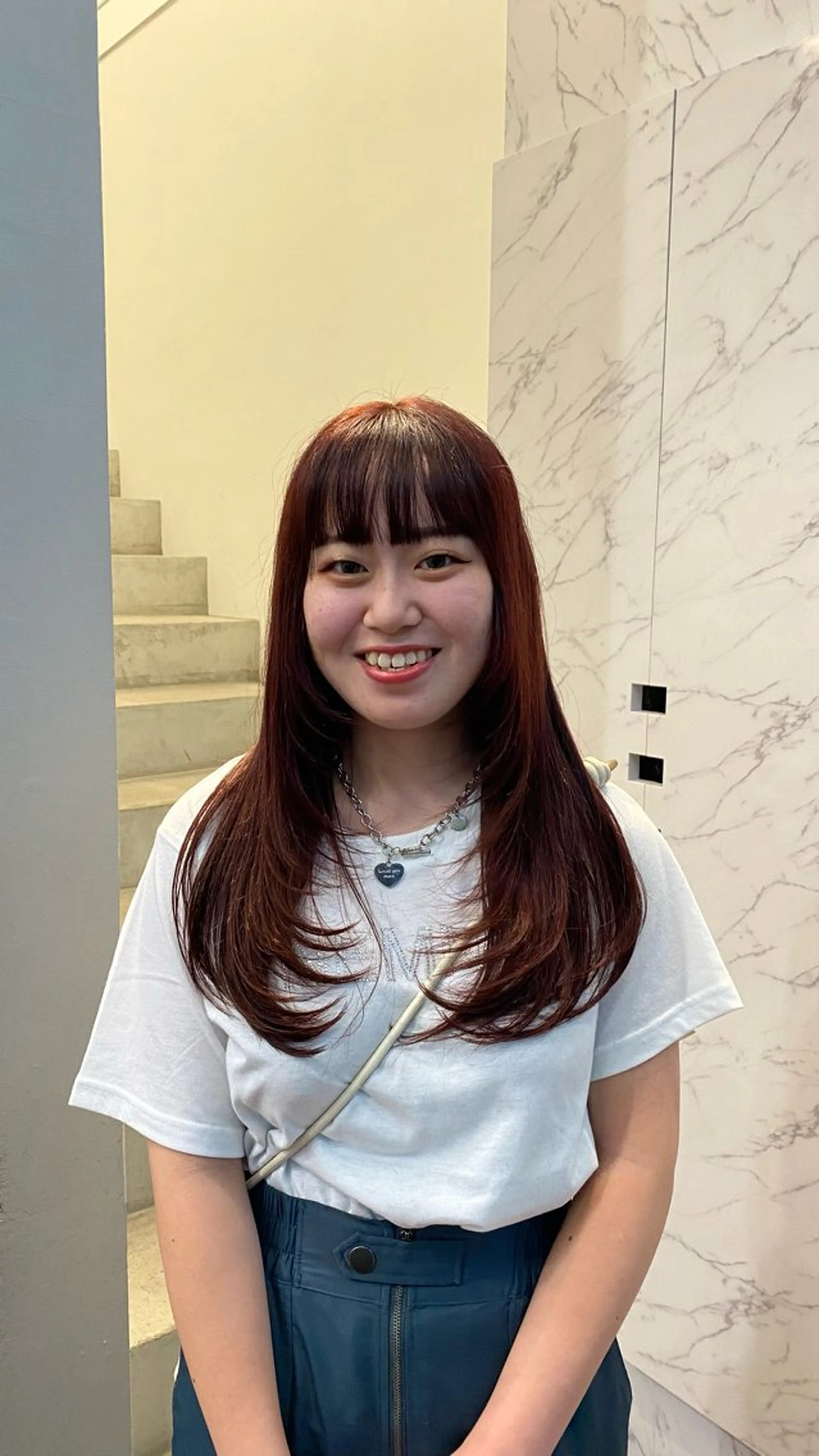 ロング マツザキ マナトのヘアスタイル