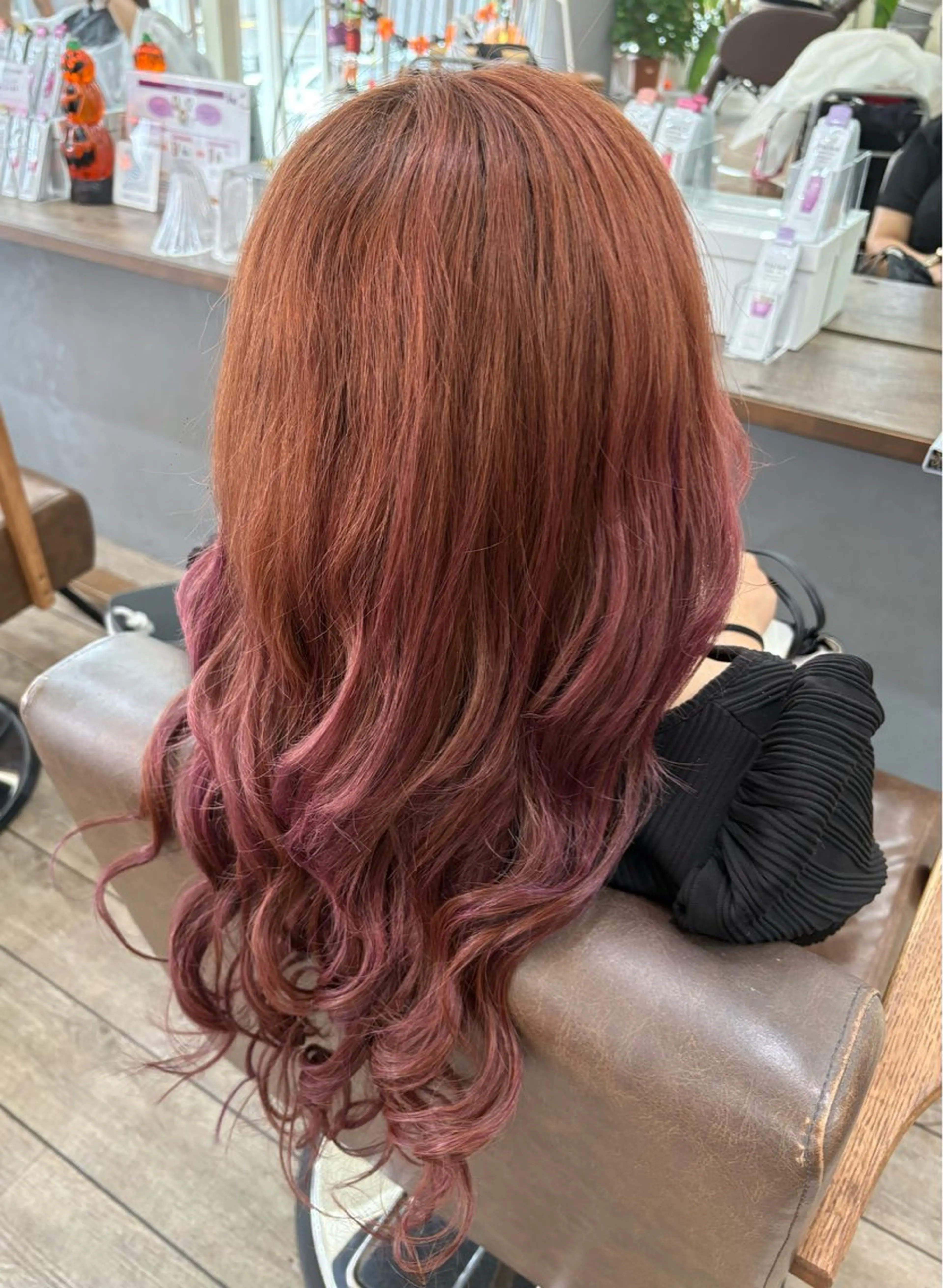 ロング 編み込みエクステ エクステ WEST OLAND 黒坂佳乃のヘアスタイル