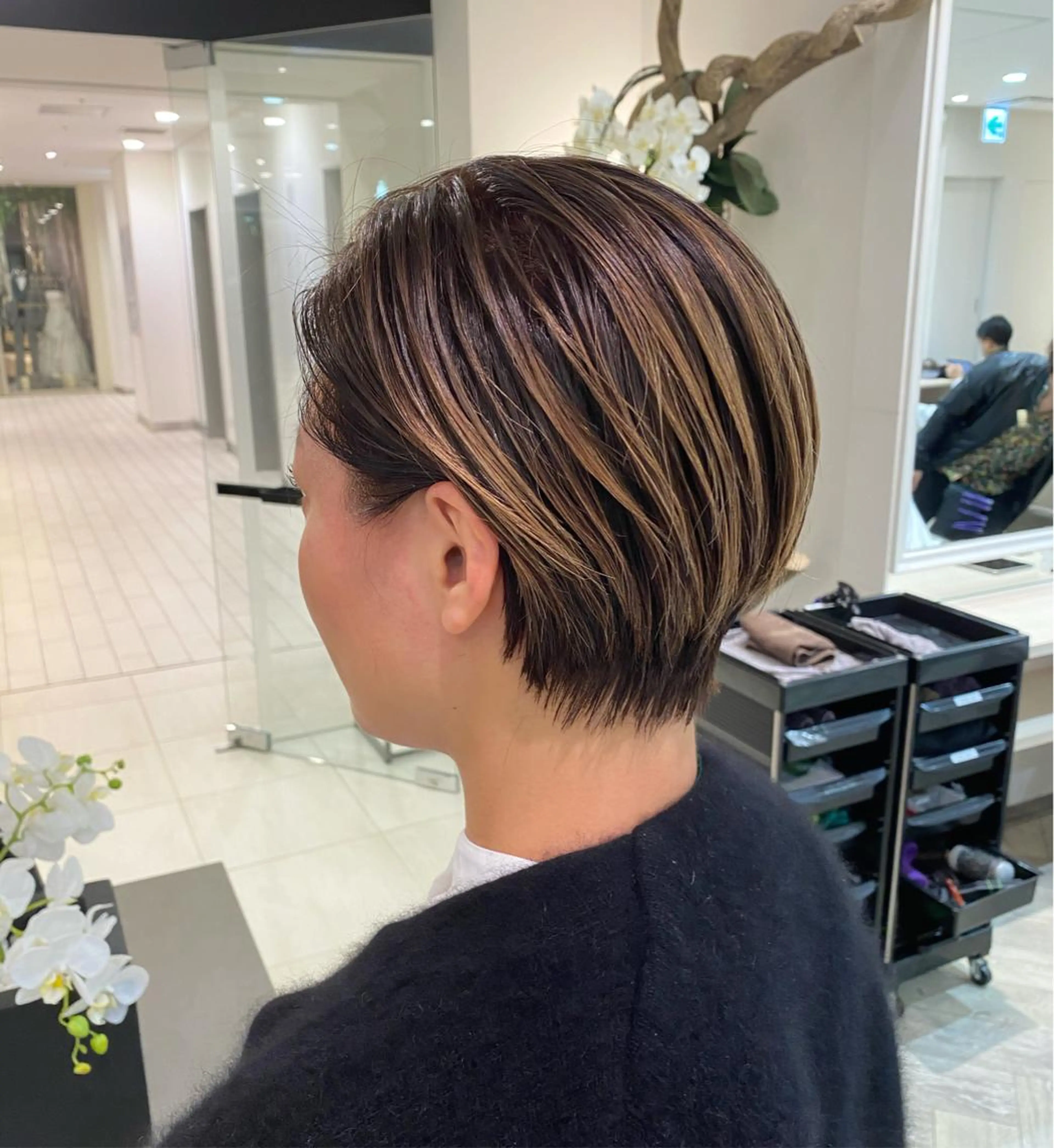 ショート ショートボブ ボブ ショートヘア 小顔カット 🇺🇸海外デザイン iCON TOKYOのヘアスタイル