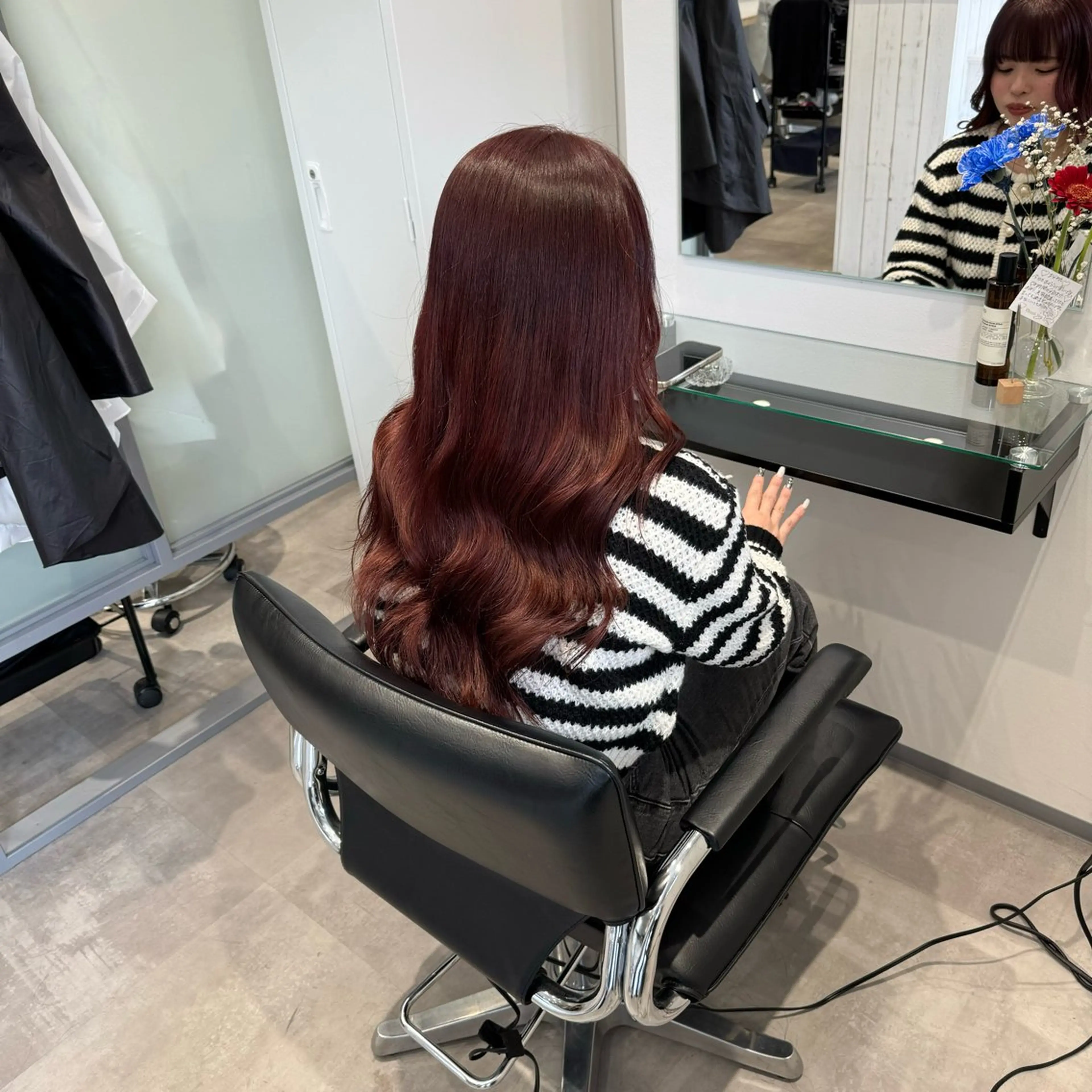 セミロング カラー ヘアカラー 中井亜未/ 姫路ボブのヘアスタイル