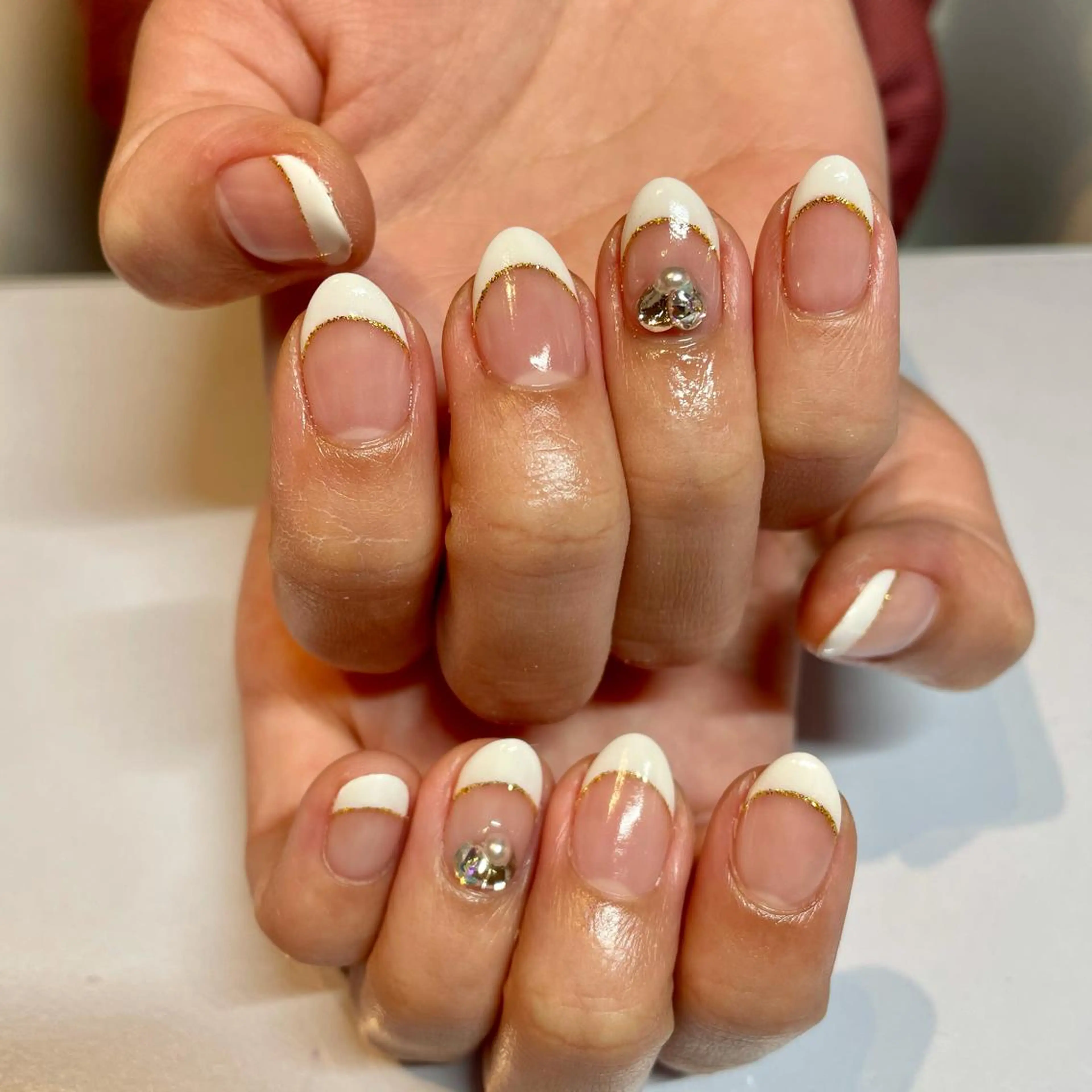 ネイル ストーンネイル ハンドネイル Tocowaka マエダのネイルデザイン