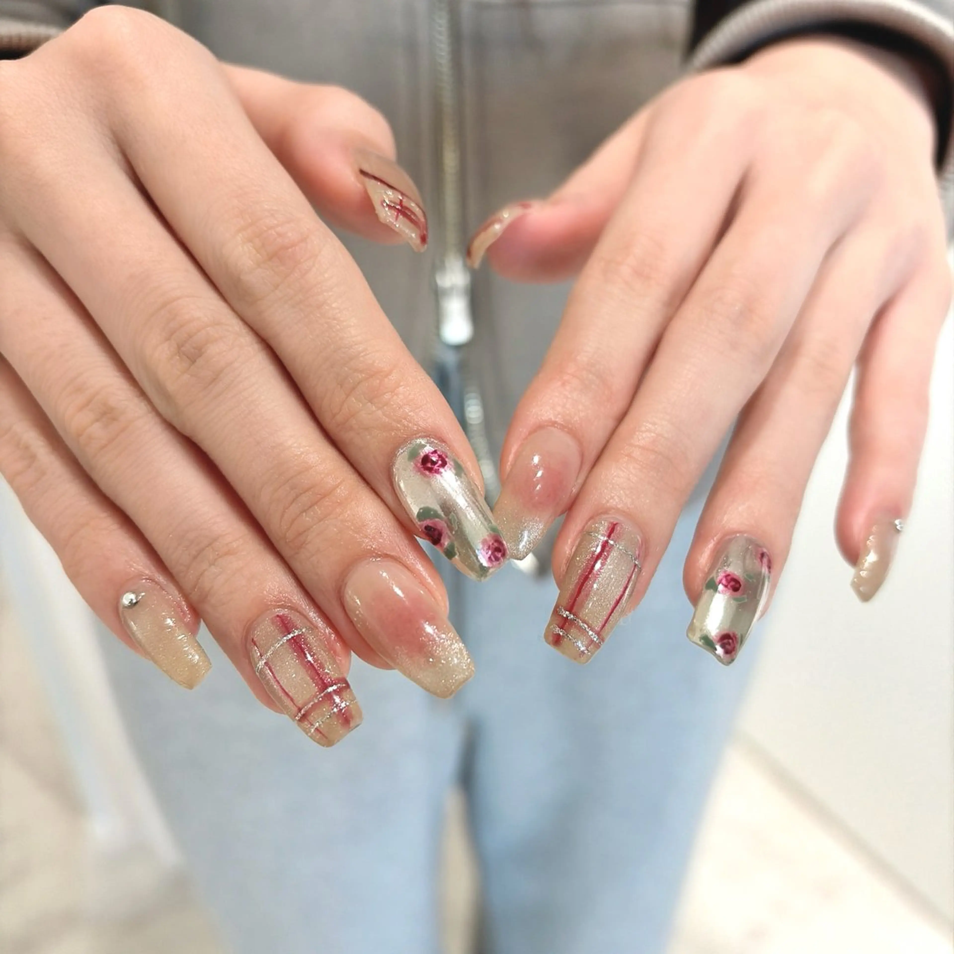 ネイル 【大垣ネイル】 ゆうか🩵のネイルデザイン