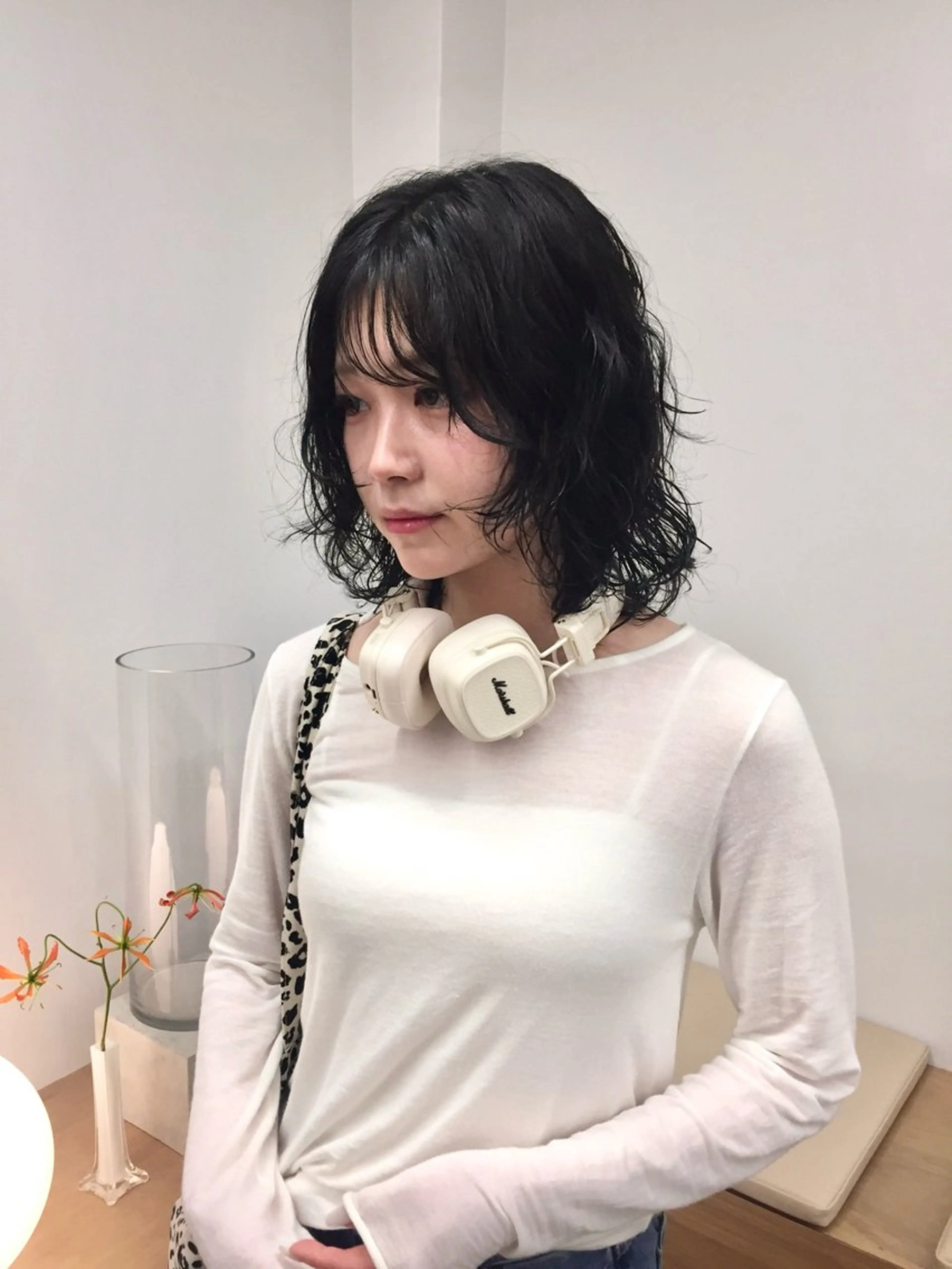 ミディアム カラー 本町美容室/ mashiroのヘアスタイル