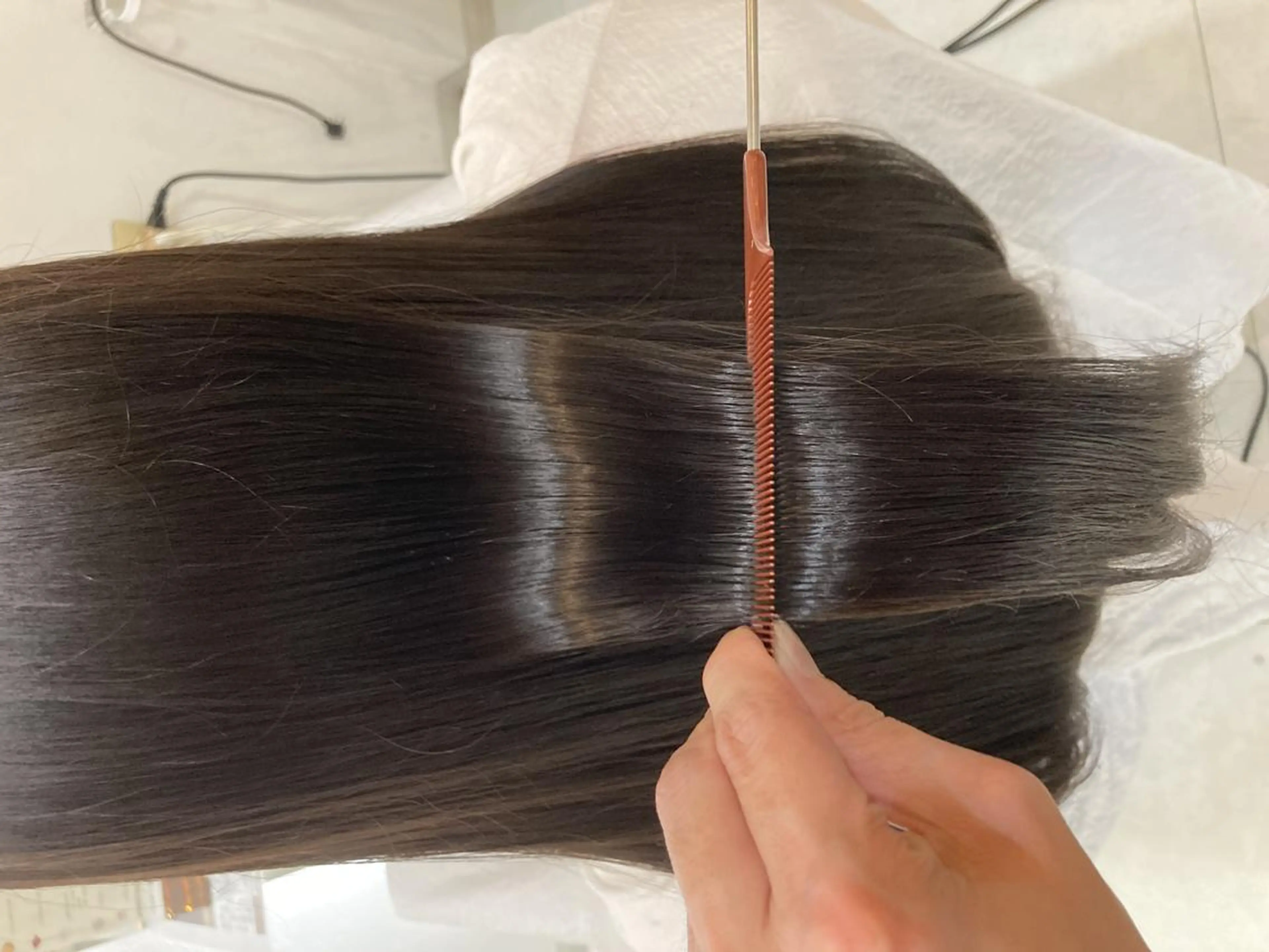セミロング トリートメント 酸熱トリートメント ヘアカラー 縮毛矯正 🌸美髪の魔法＊ リラジュネス🌸のヘアスタイル
