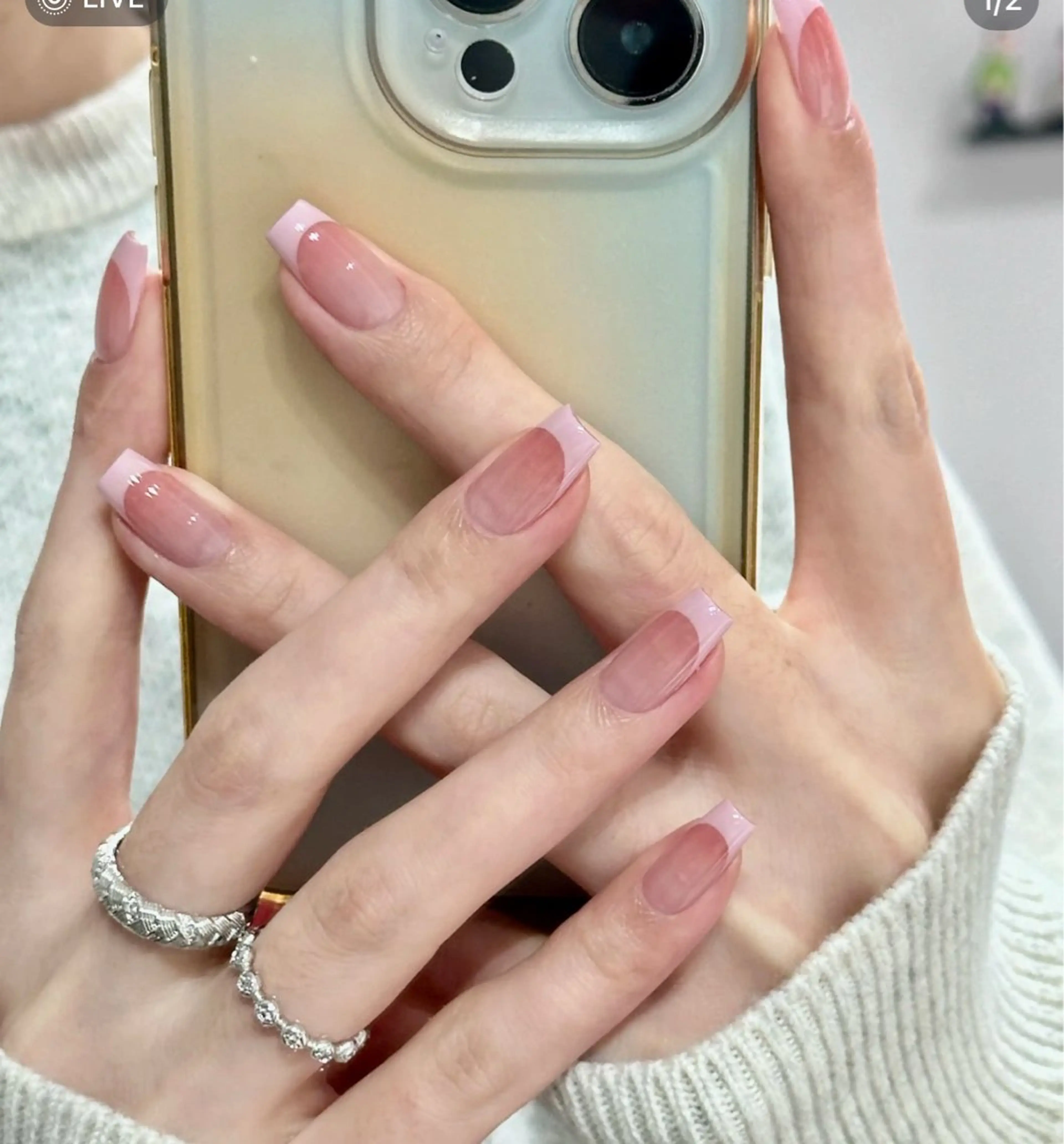 ネイル アートネイル フットネイル ジェルネイル ニュアンスネイル パラジェル ハンドネイル 🎀🎀YooLi Nail Salonのネイルデザイン