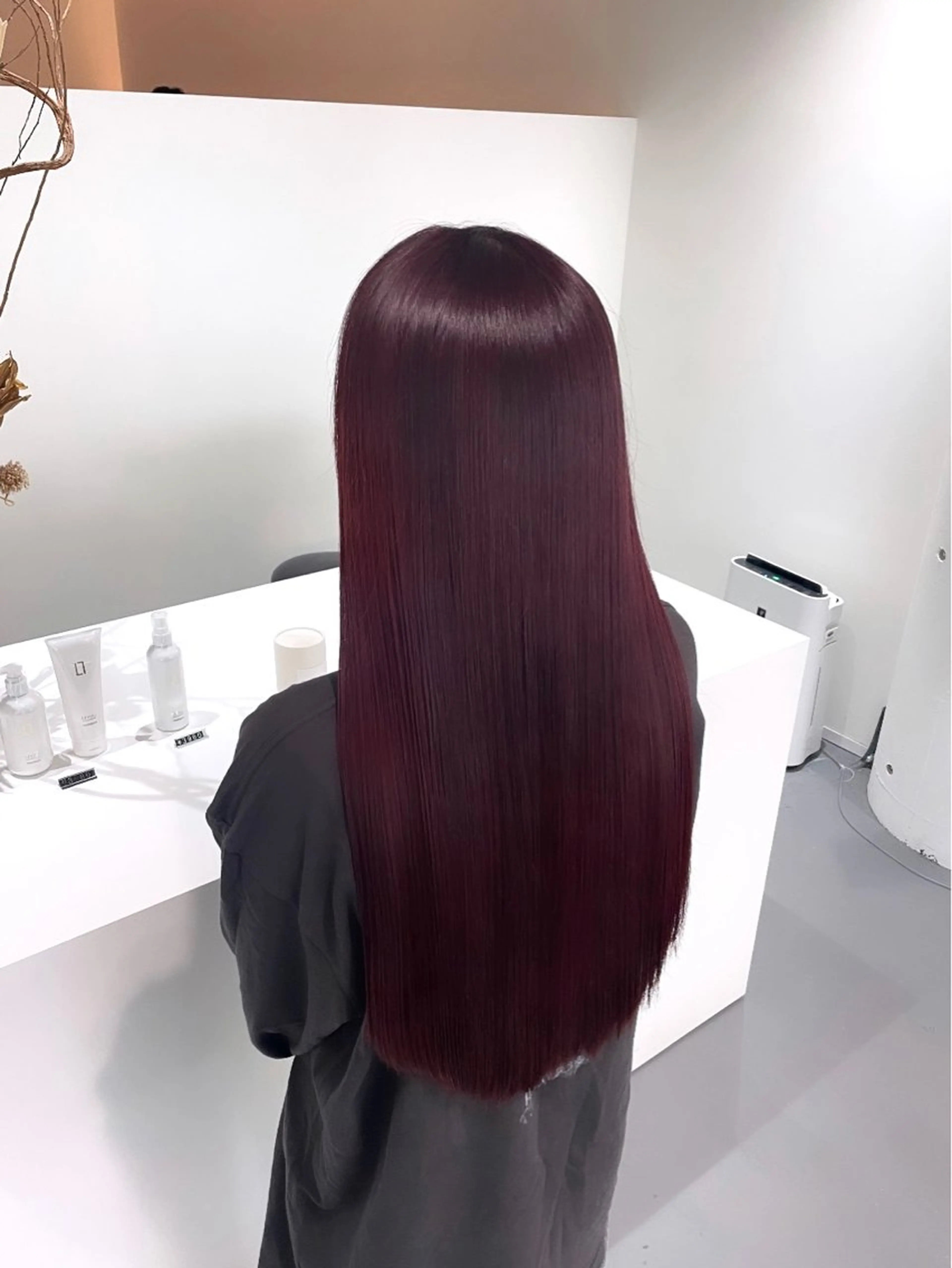 カット+カラー+4STEP熱ダメージ特化トリートメントの写真