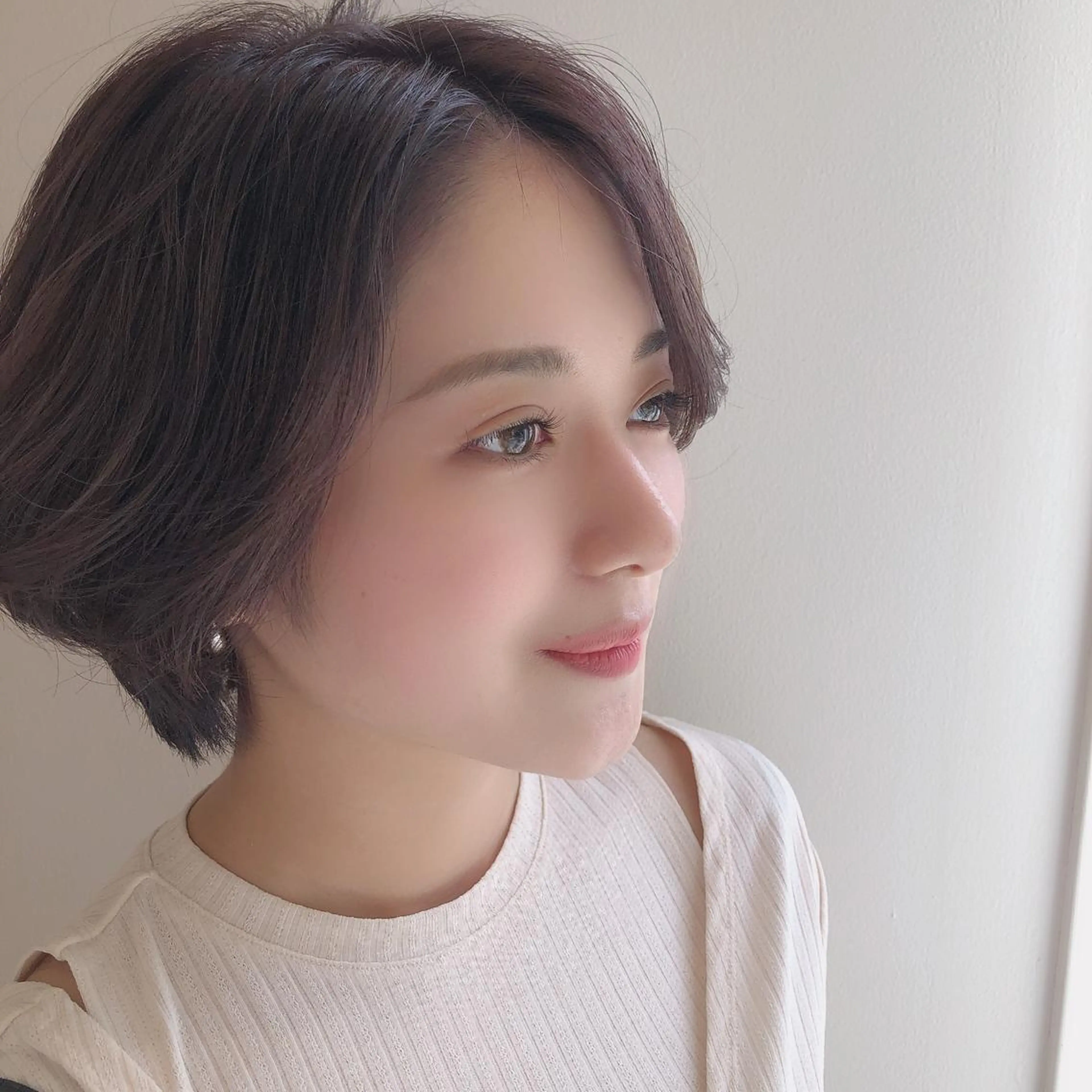 ショート カラー カット ヘアカラー トリートメント 盛れるレイヤーカット 得意🌹井上美沙のヘアスタイル