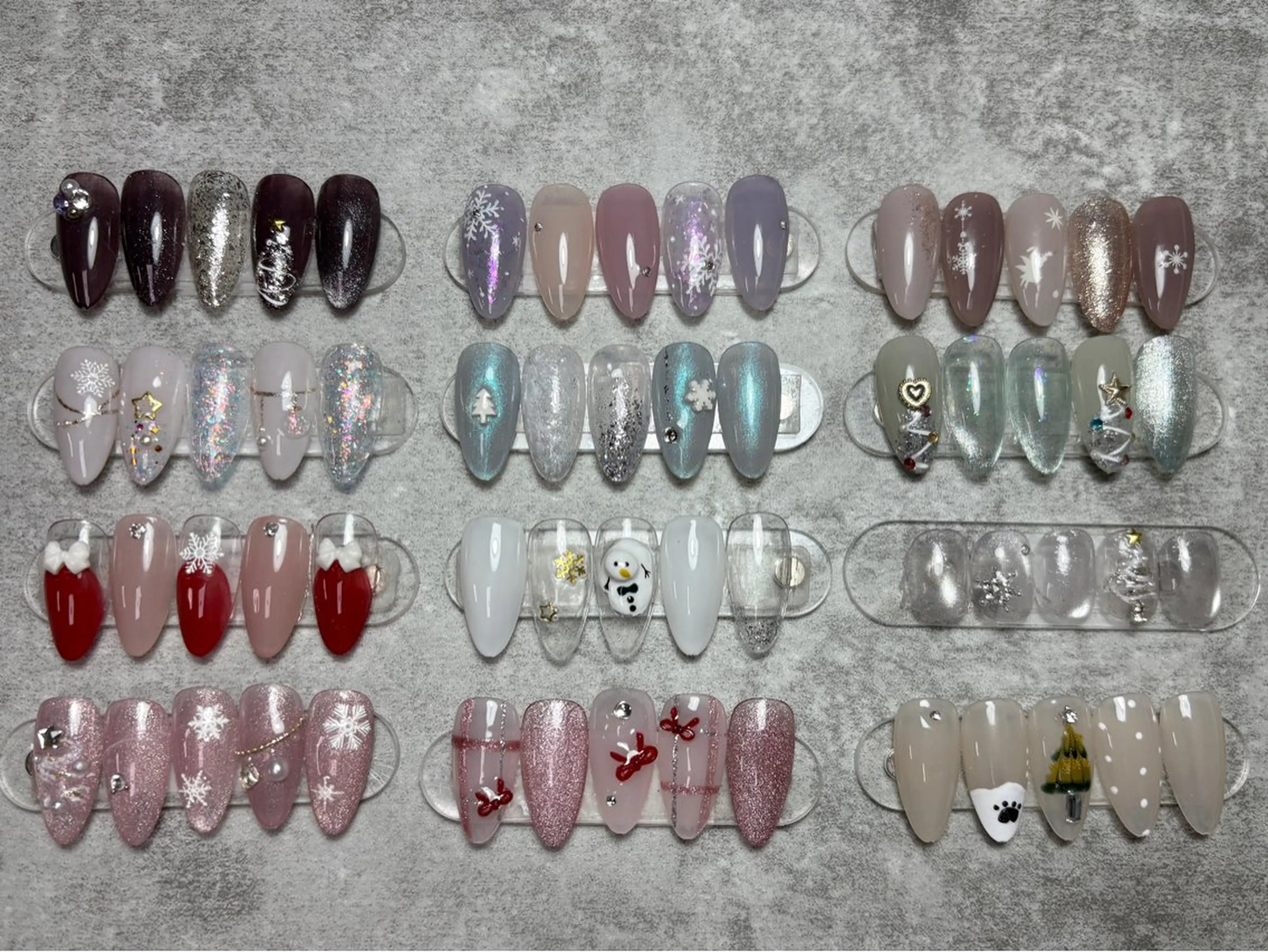 ネイル 冬ネイル クリスマス ハンドネイル salon AZのネイルデザイン