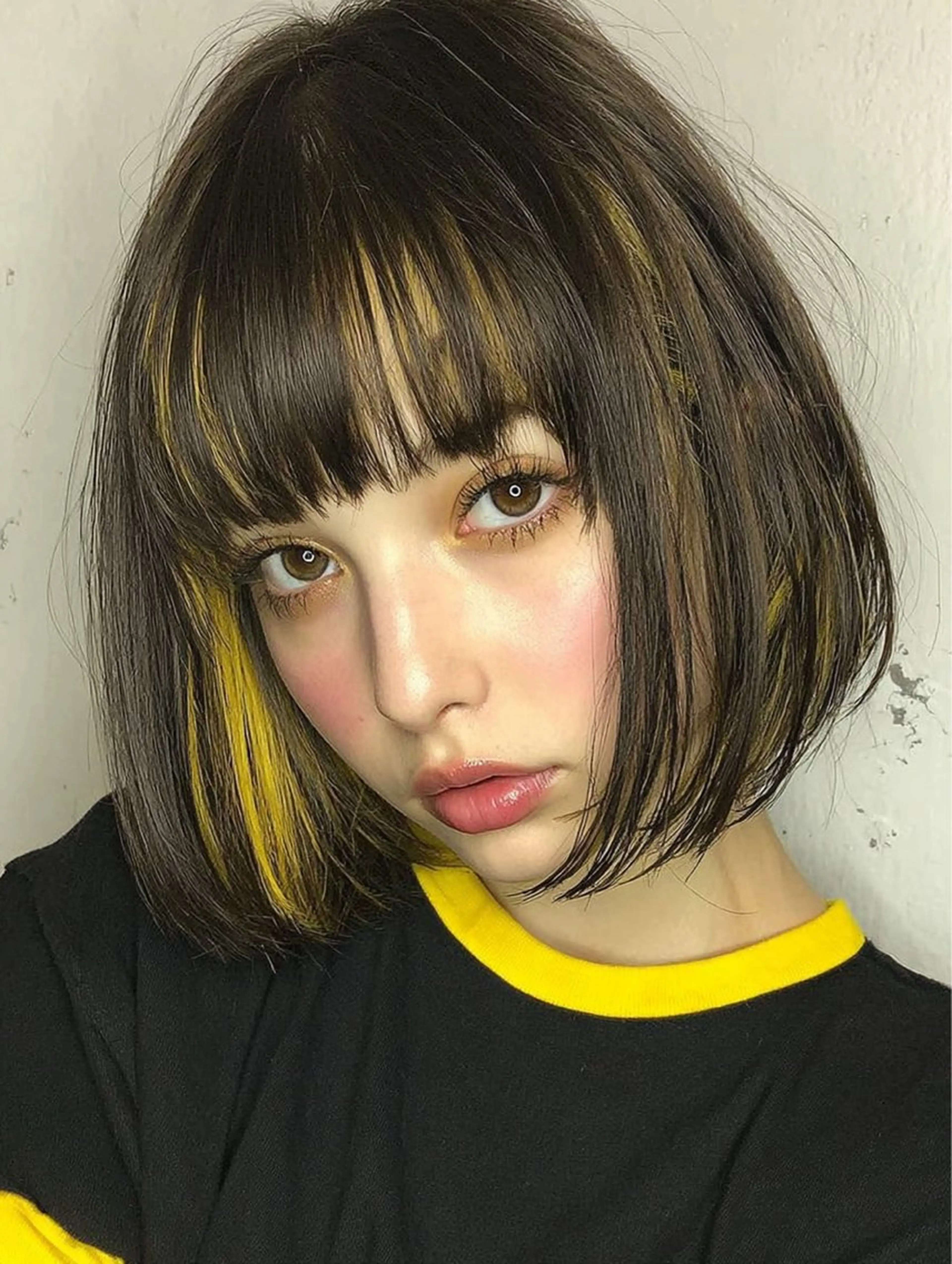 ショート 🍎レイヤー/井上/ ブリーチなしカラーのヘアスタイル