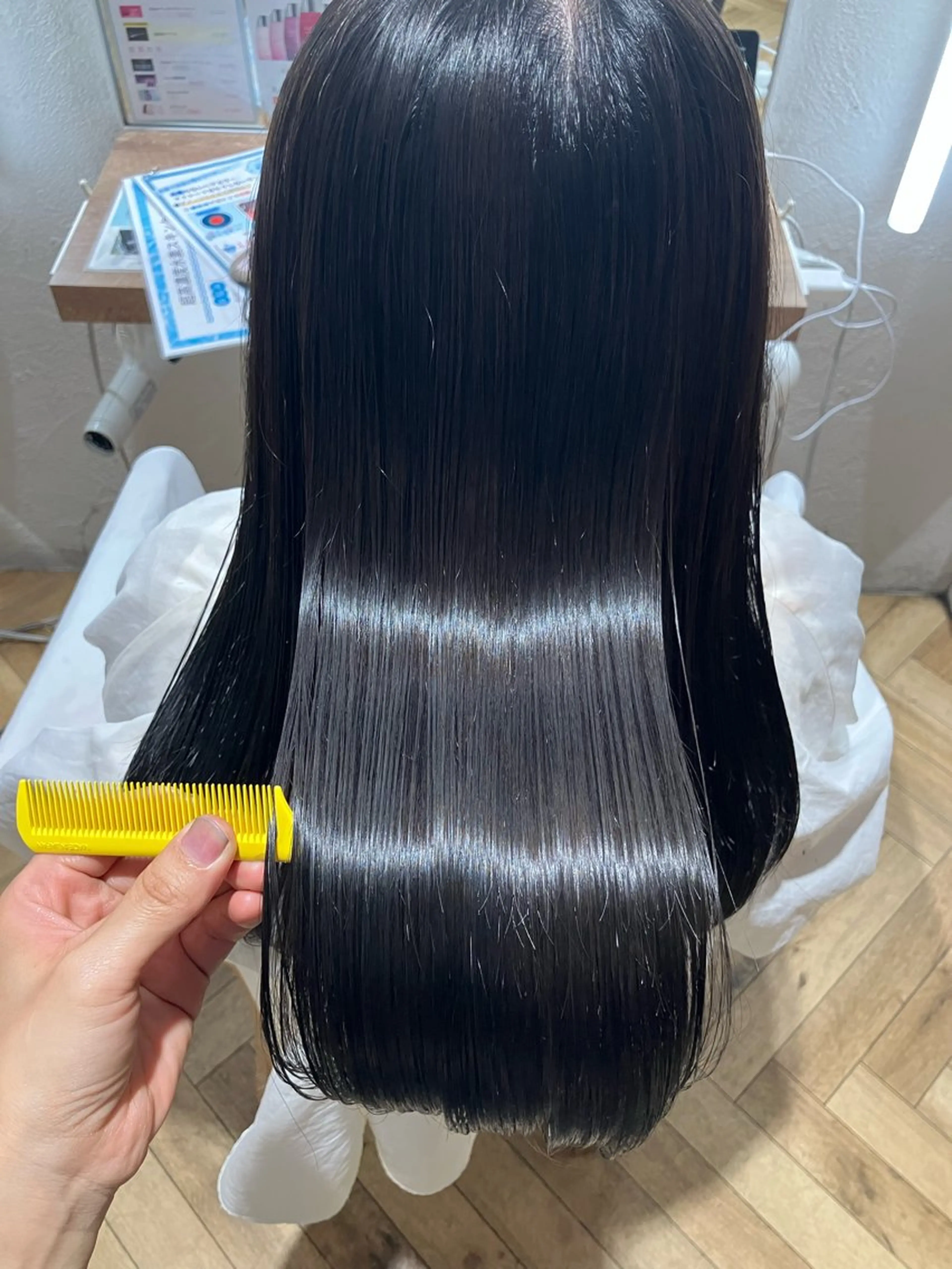 ロング カラー 髪質改善/艶カラー 縮毛矯正/みほのヘアスタイル