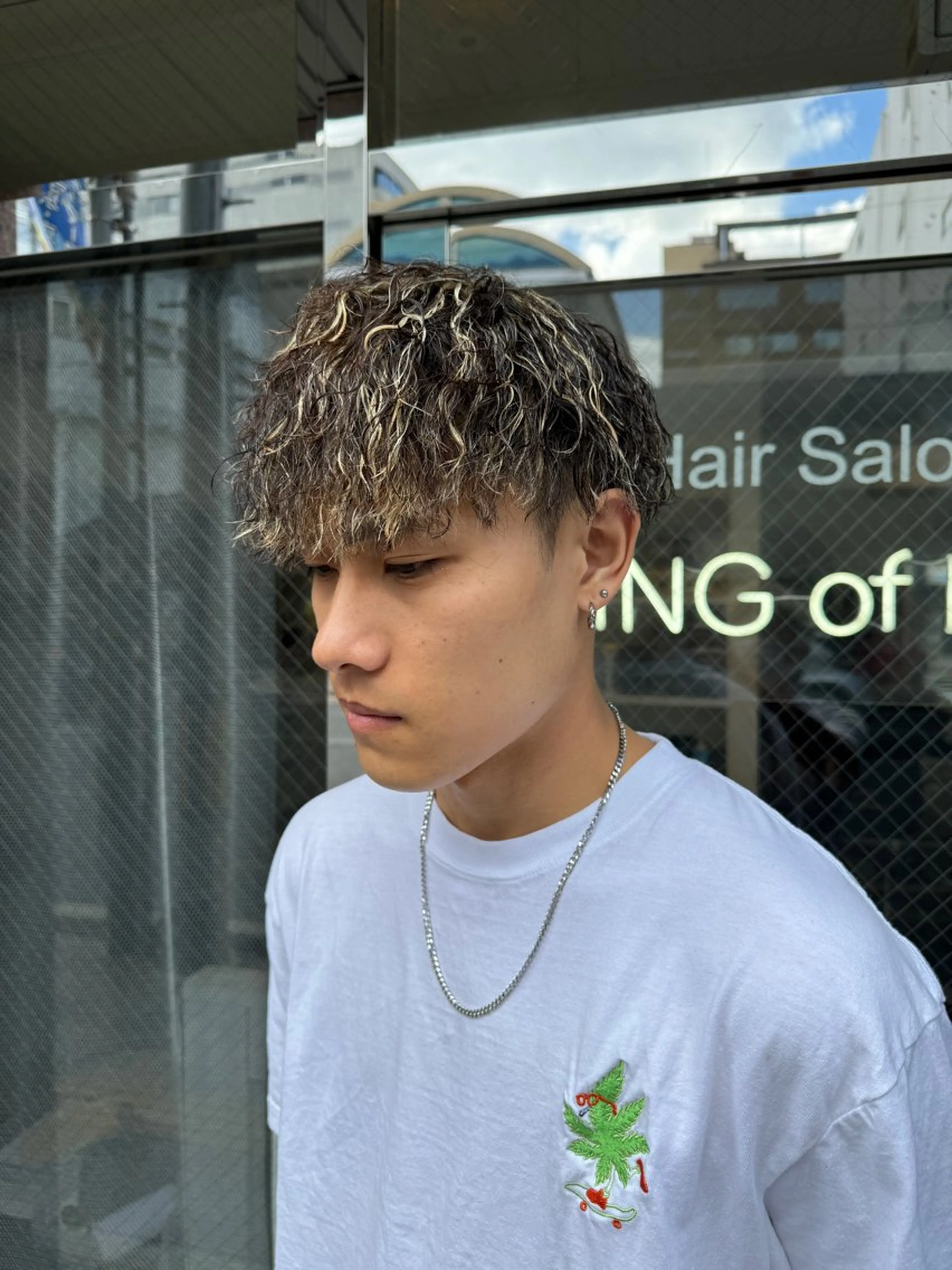 パーマ メンズ 京都駅/メンズサロン 山田司のヘアスタイル