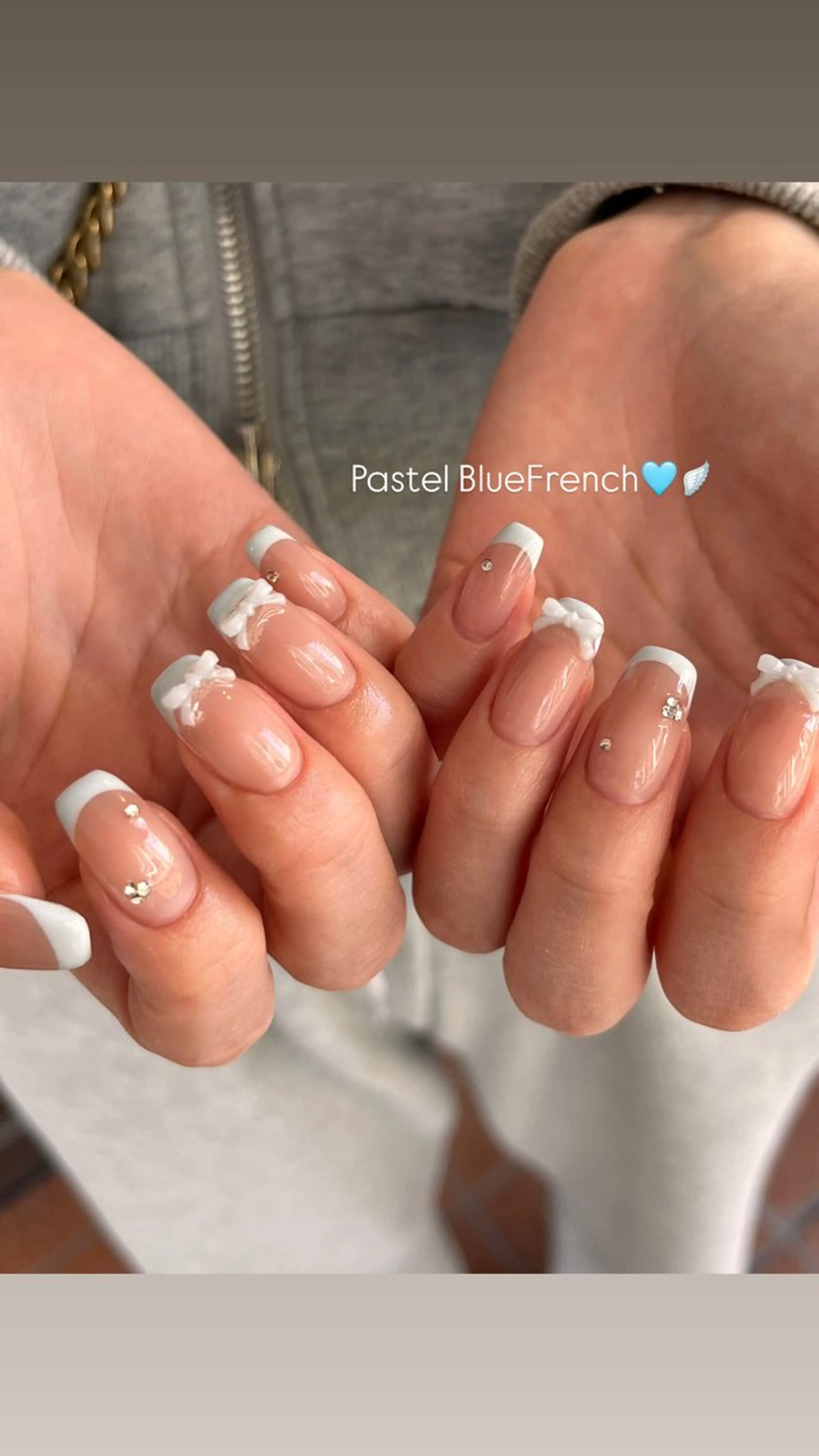 ネイル フレンチネイル ピンク ハンドネイル ballie／小野原 なつみのネイルデザイン