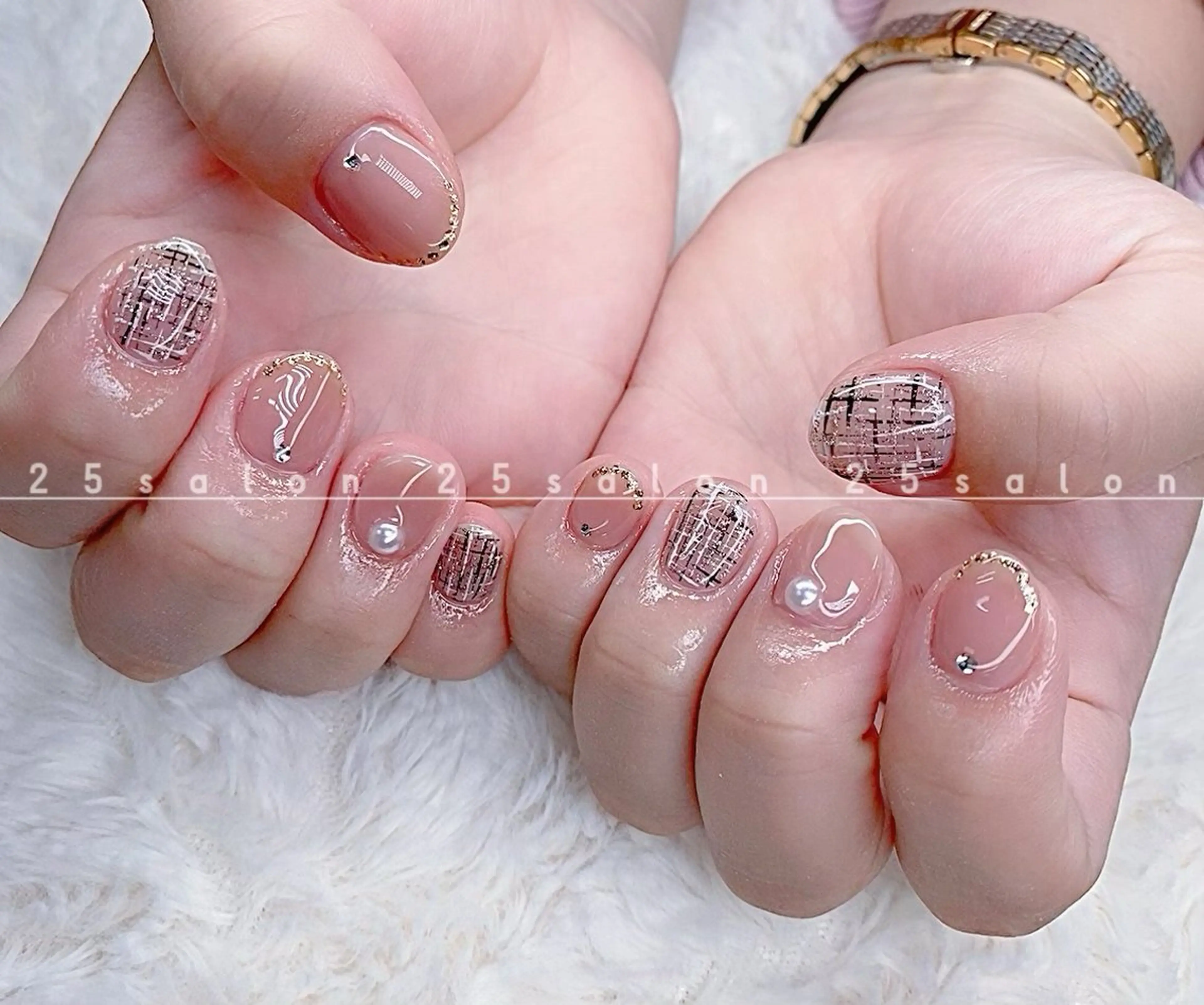 ネイル オーロラネイル チークネイル フットネイル フレンチネイル ジェルネイル 2 5のマツエク・マツパデザイン