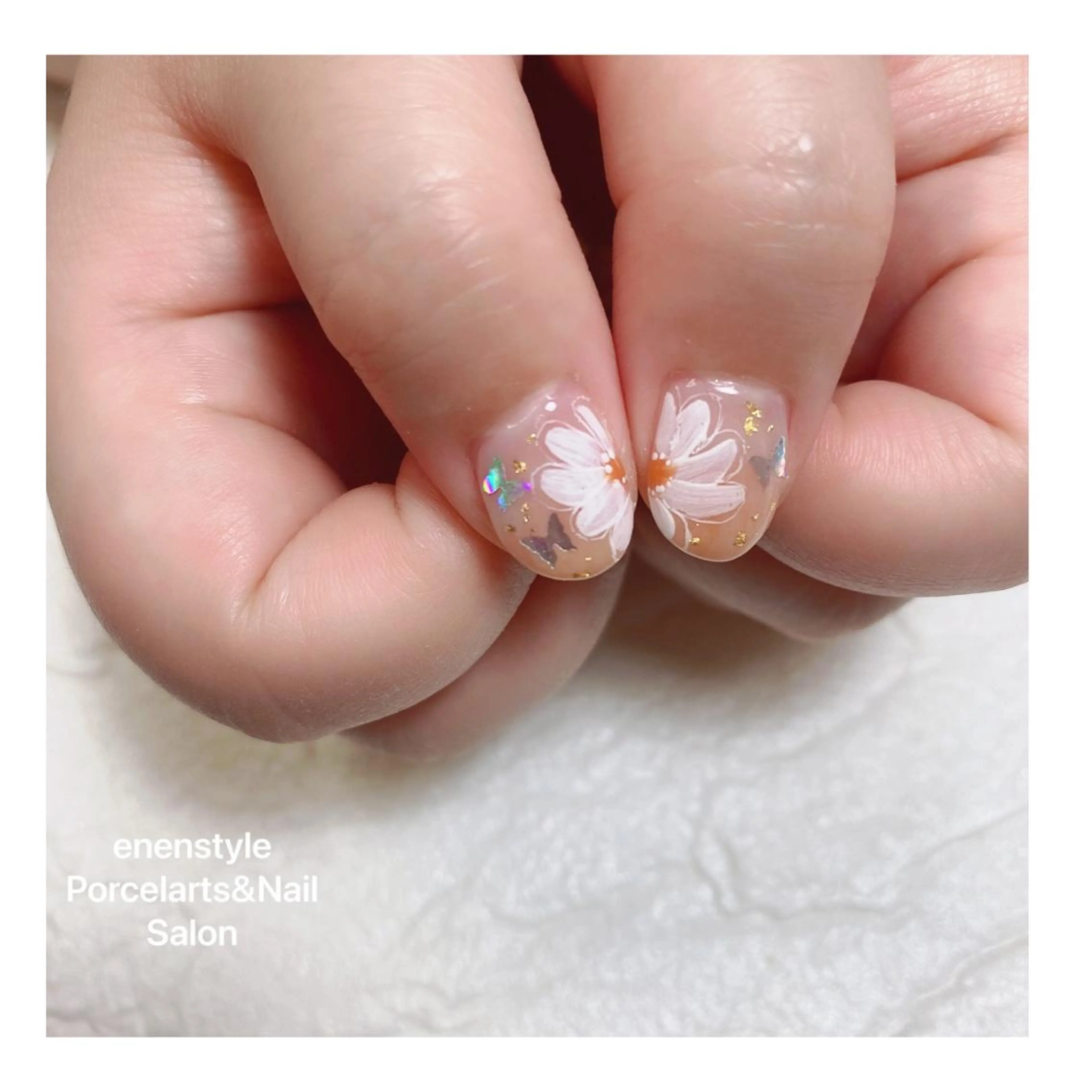 ショート ネイル ハンドネイル 👑enen style👑のネイルデザイン