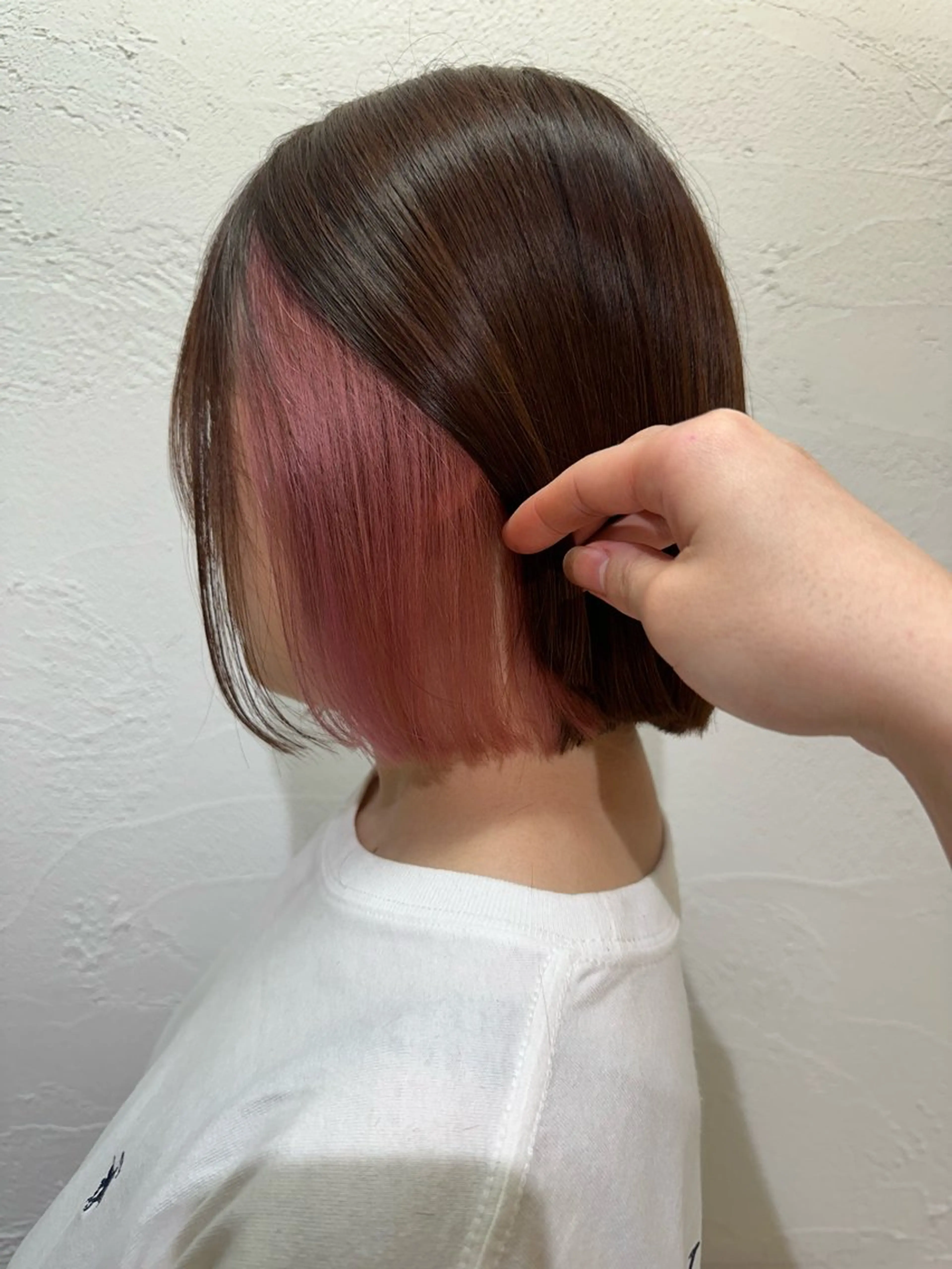 ショート ヘアカラー トリートメント ブリーチカラーボブ sayo🧸🤎のヘアスタイル