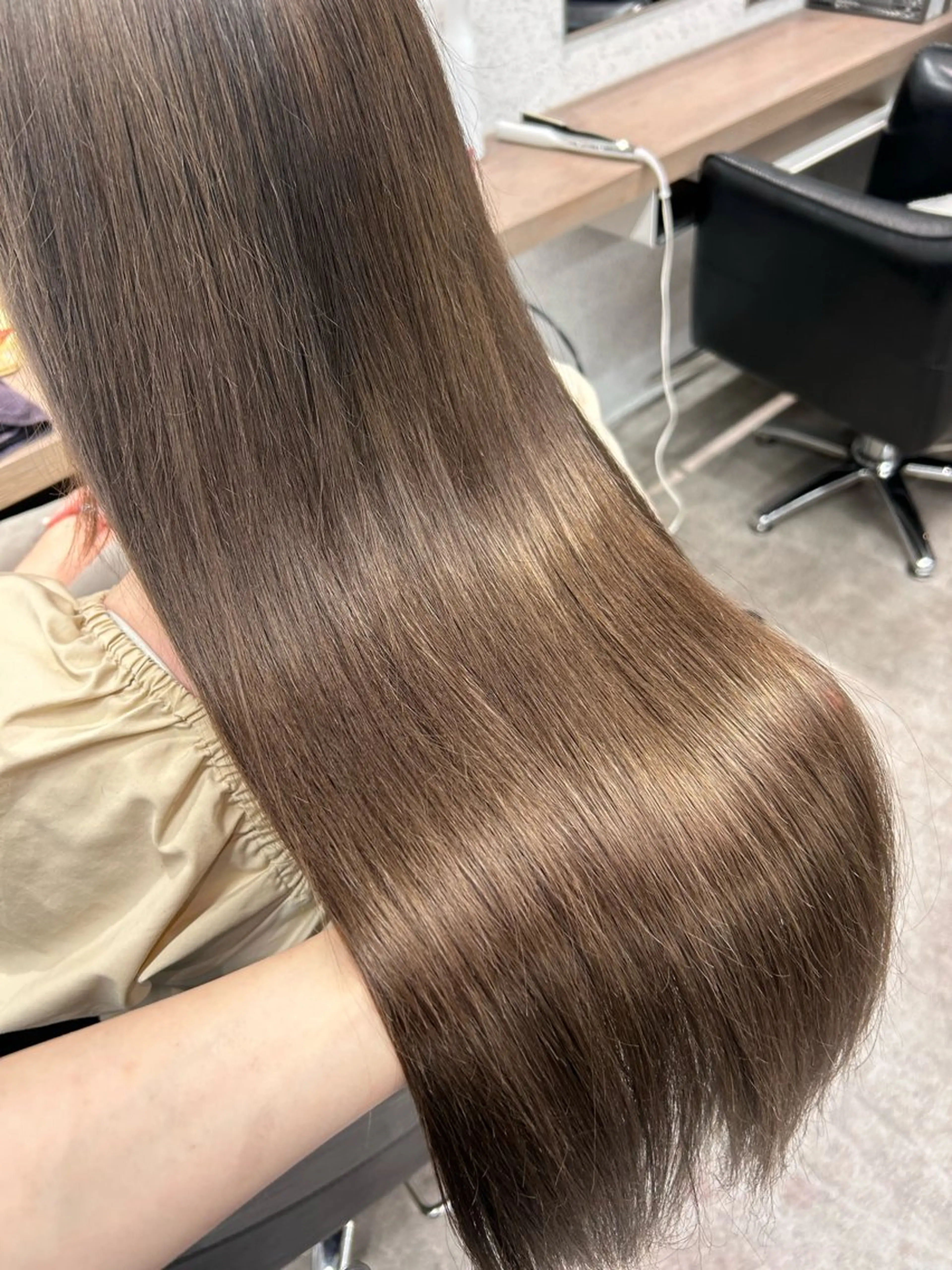 カラー ベージュカラー ブリーチ ダブルカラー ボブ/透明感カラー/ 髪質改善/🌙/ルナのヘアスタイル