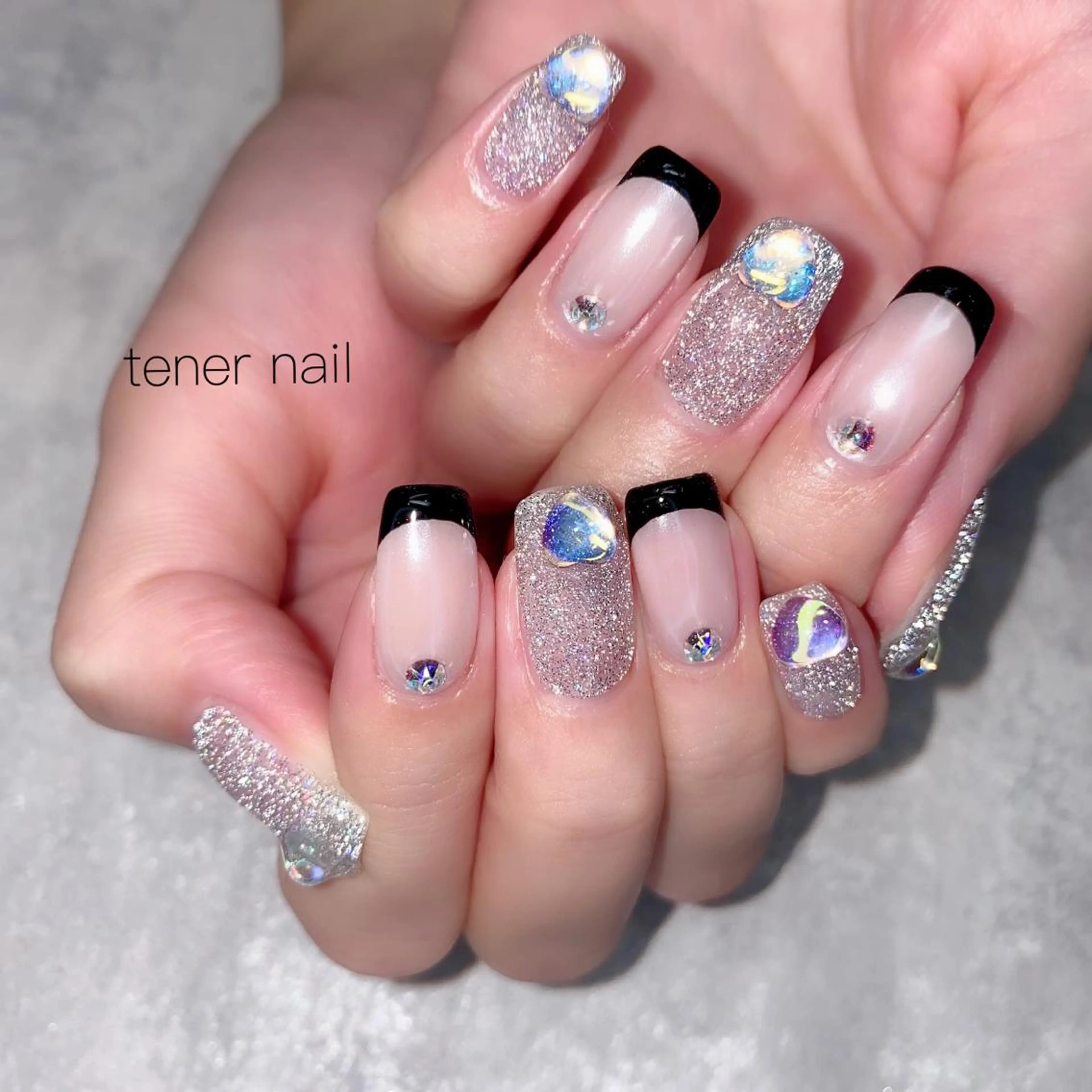 ネイル フラッシュネイル 韓国ネイル テネルネイル tener nailのネイルデザイン