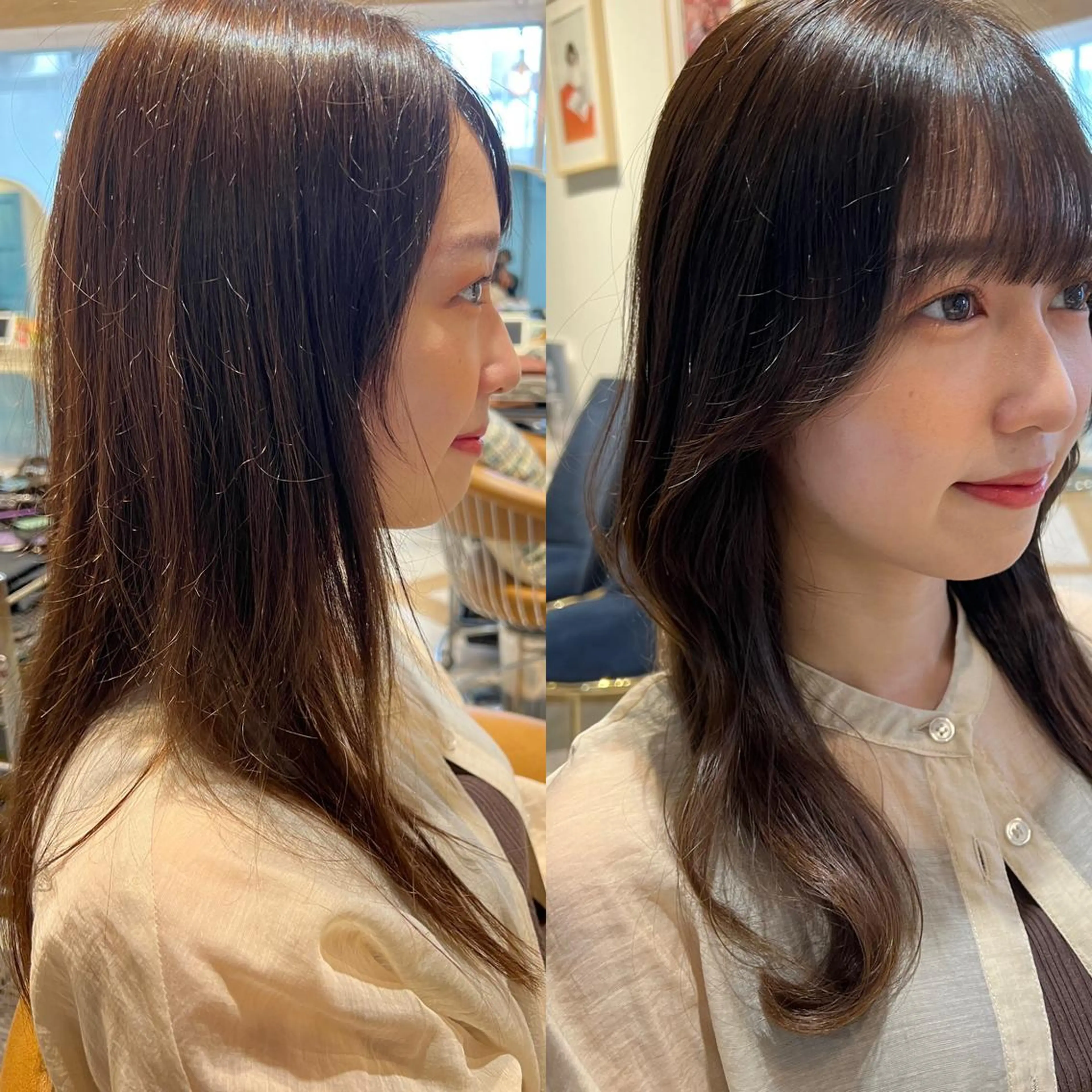 ロング カラー インナーカラー 顔周りカット 韓国風ヘア レイヤーカット 🍀小川大輔🍀 ボブ/ブリーチ🥇のヘアスタイル