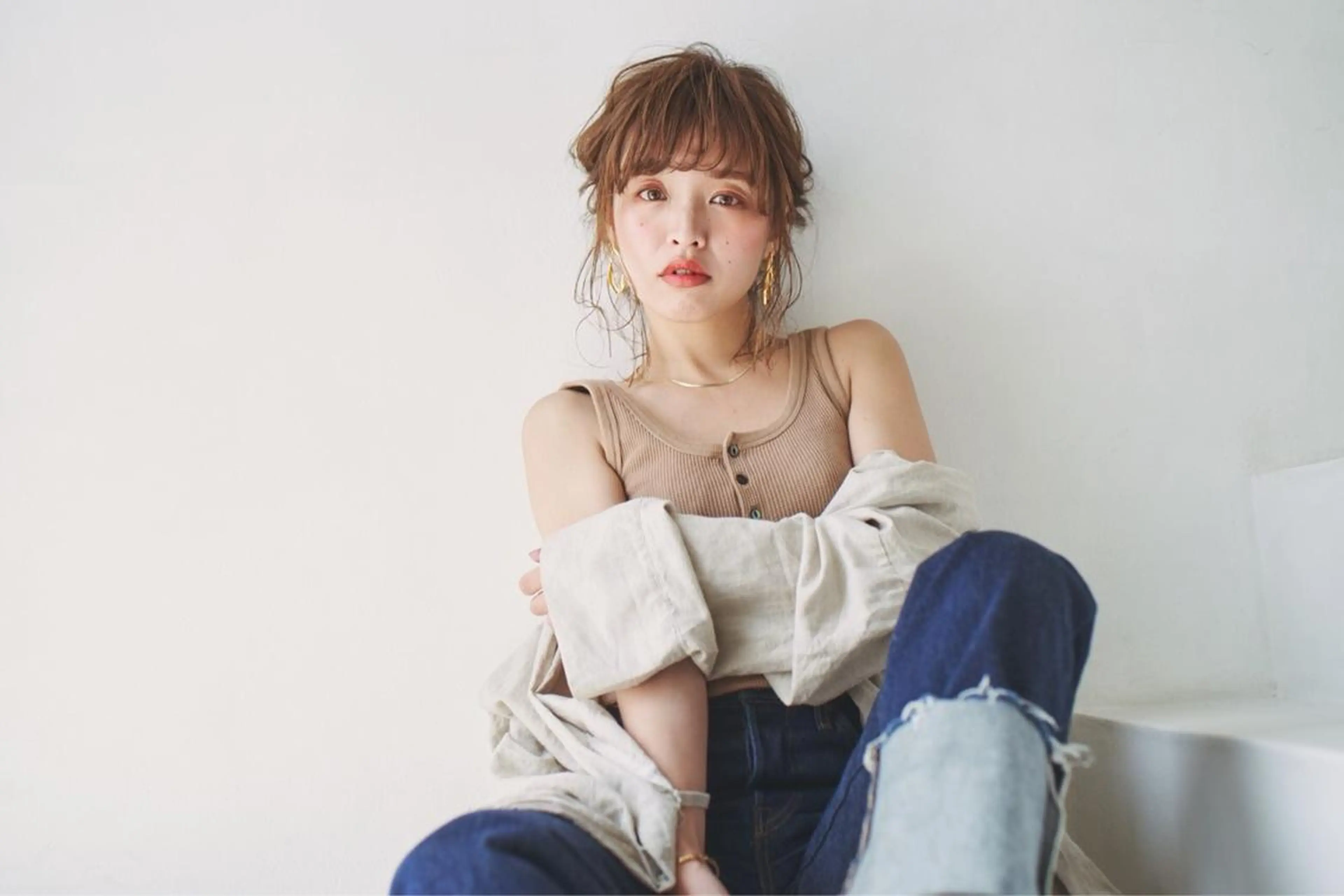 ミディアム 【髪質改善】 梅田　聡のヘアスタイル