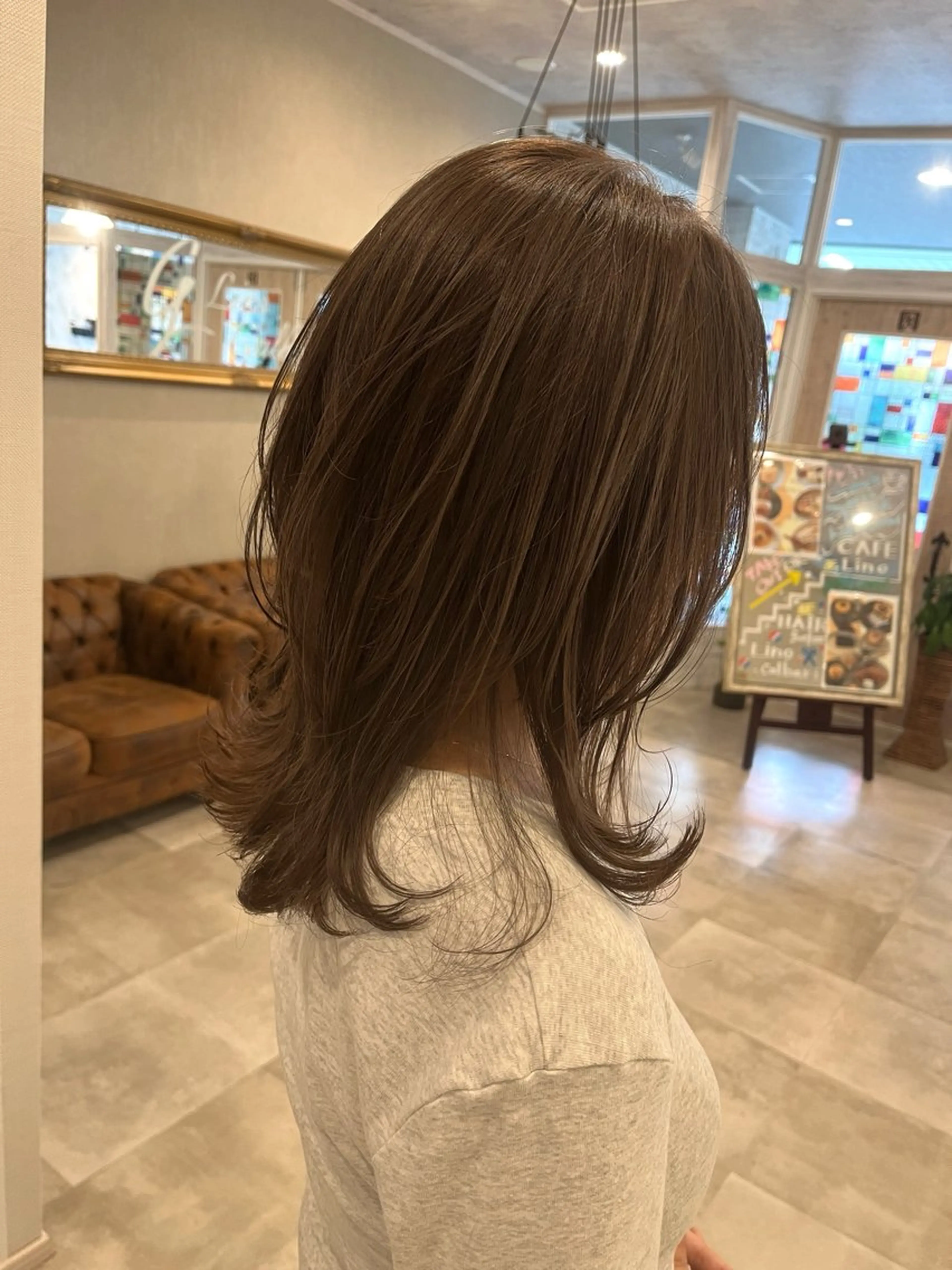 セミロング Calbari 中田 莉紗/奥州市水沢のヘアスタイル