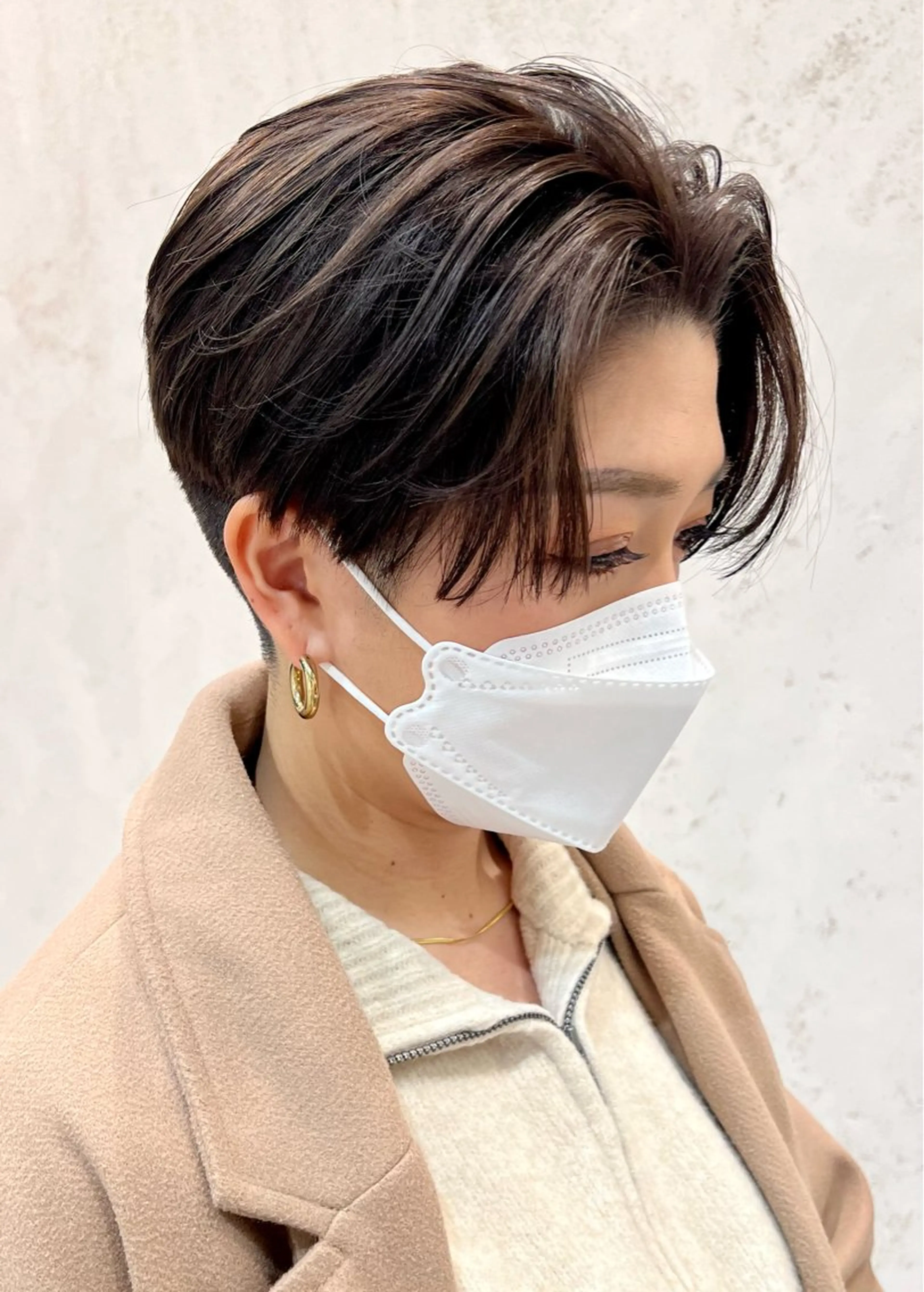 ショート カラー 名古屋/落ちる黒 黒染め落としのヘアスタイル