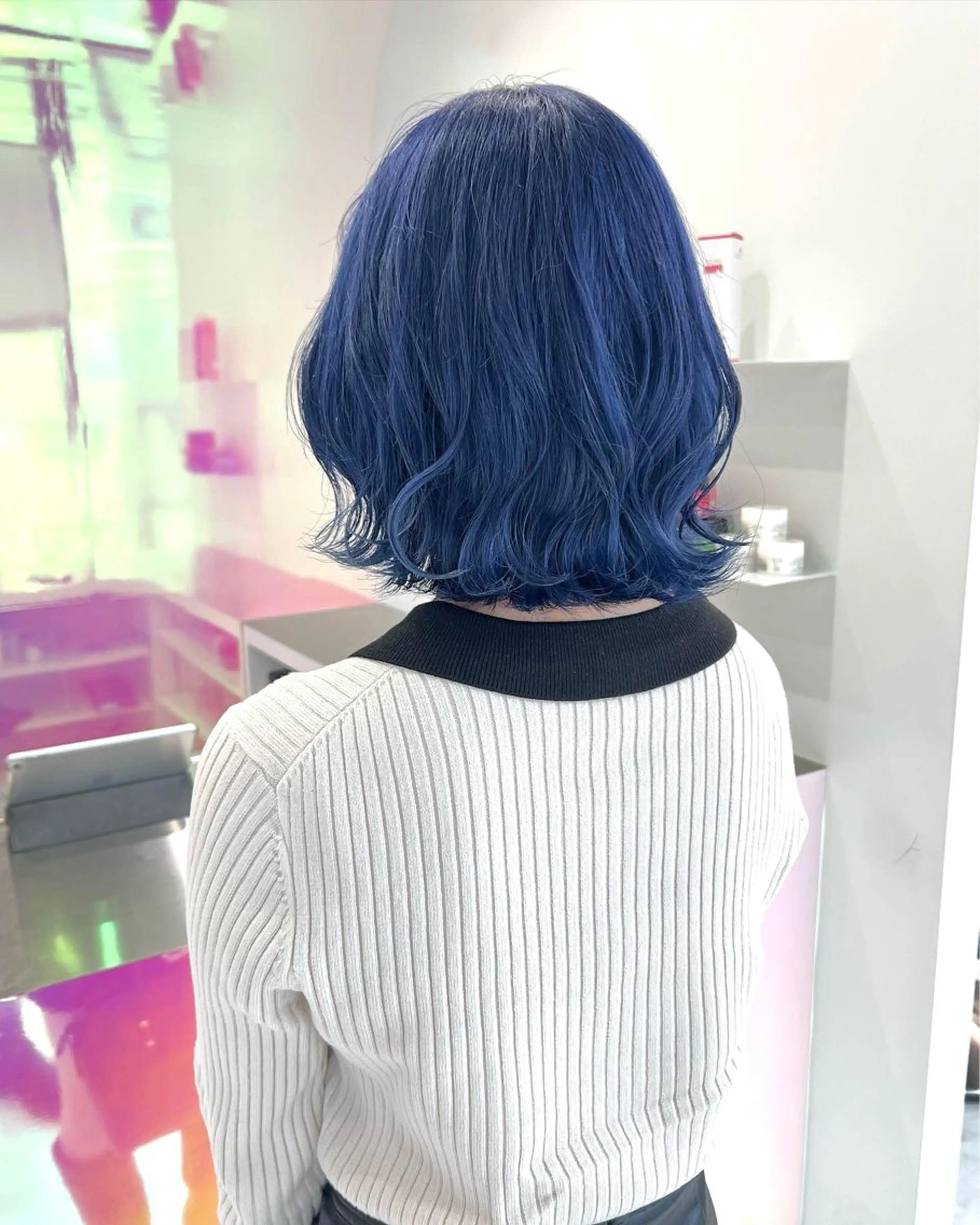 ミディアム カラー ヘアアレンジ カット ヘアカラー トリートメント ヘアセット レイヤー×透明感カラ ーHAYATOのヘアスタイル
